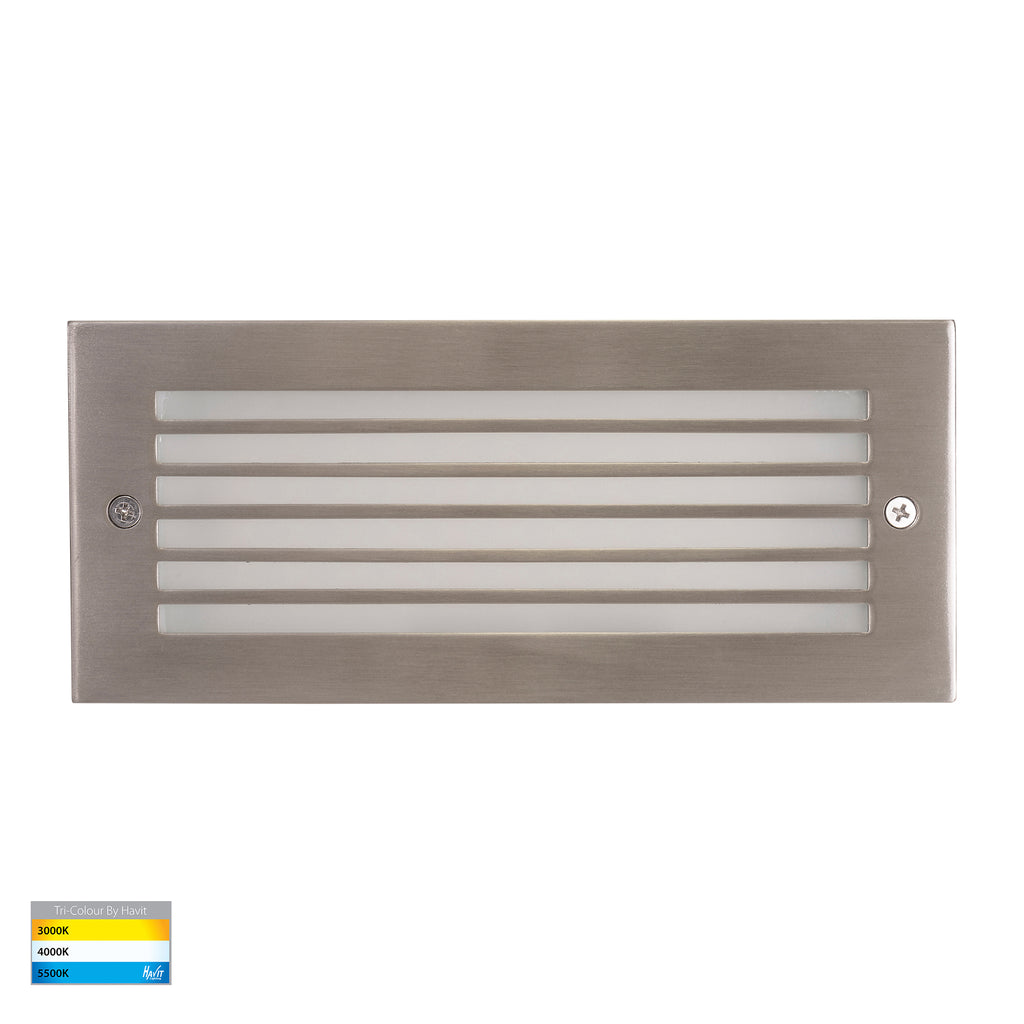 HV3004T-SS316 - Bata 316 Stainless Steel LED Brick Light with Grill