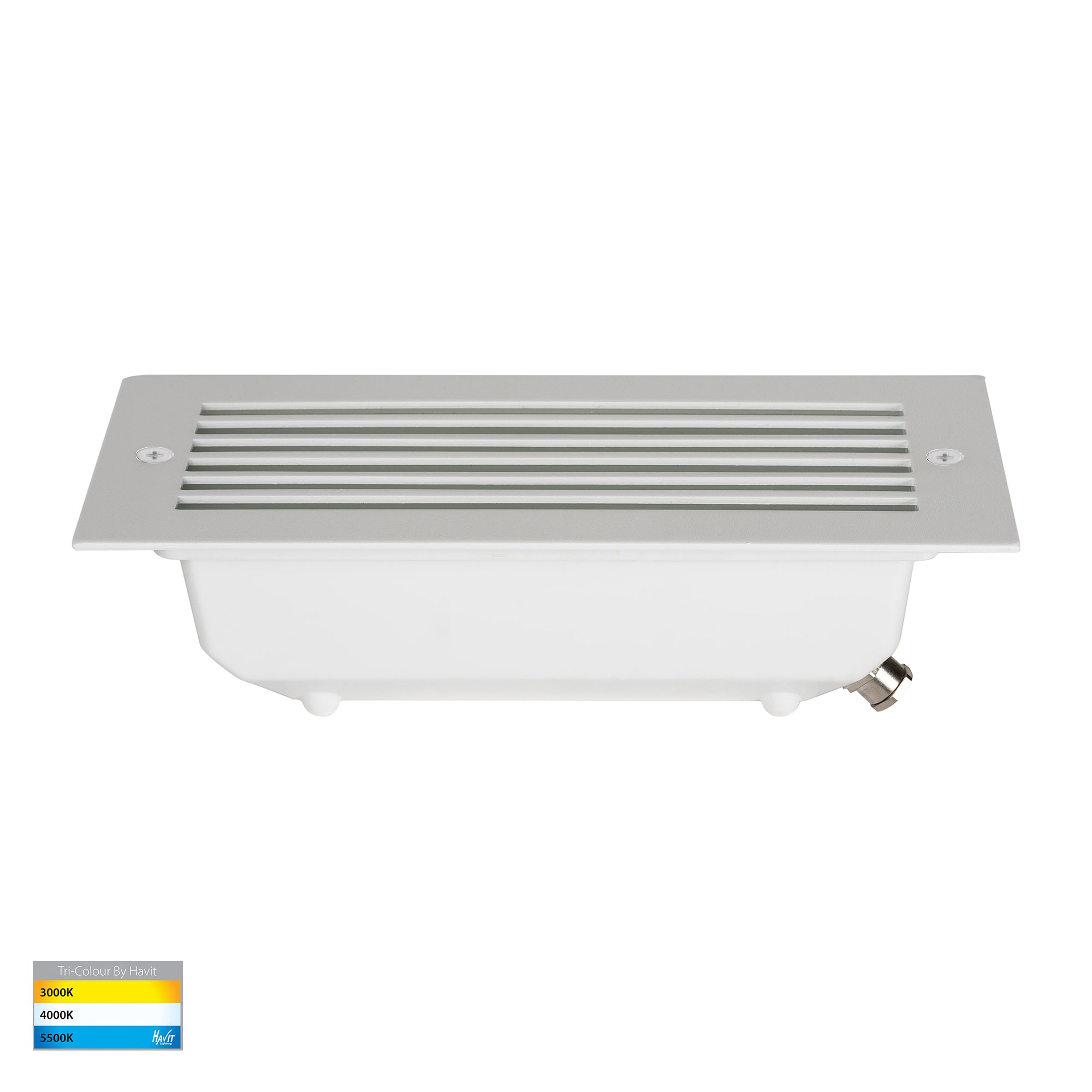 HV3004T-WHT- Bata White LED Brick Light with Grill