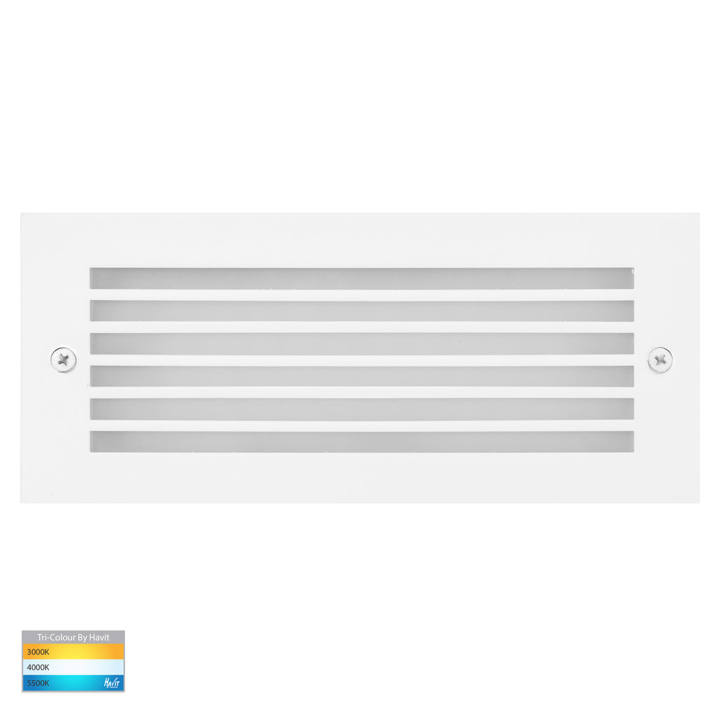 HV3004T-WHT- Bata White LED Brick Light with Grill