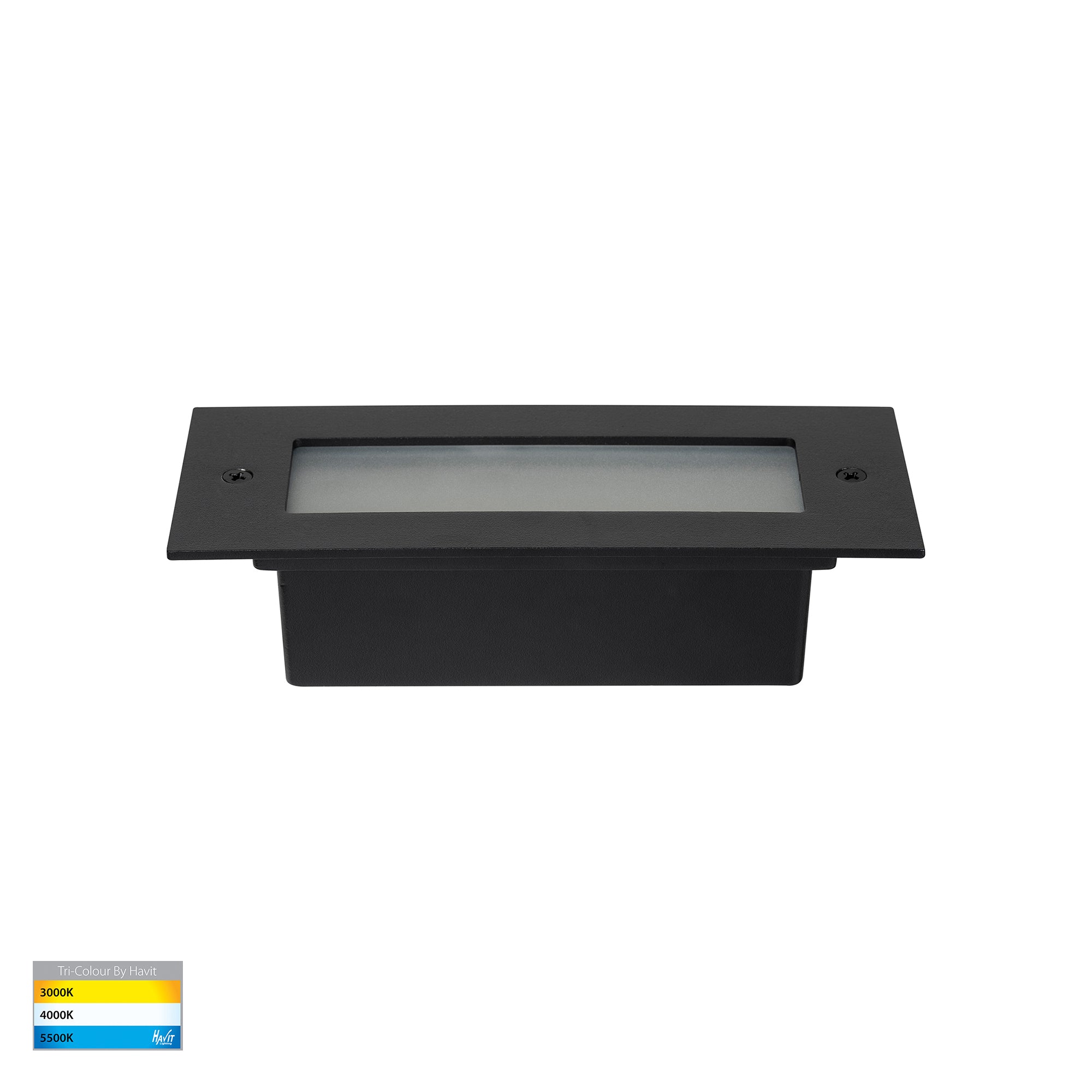 HV3005T-BLK-12V | HV3005T-BLK-240V - Bata Black 6w LED Brick Light