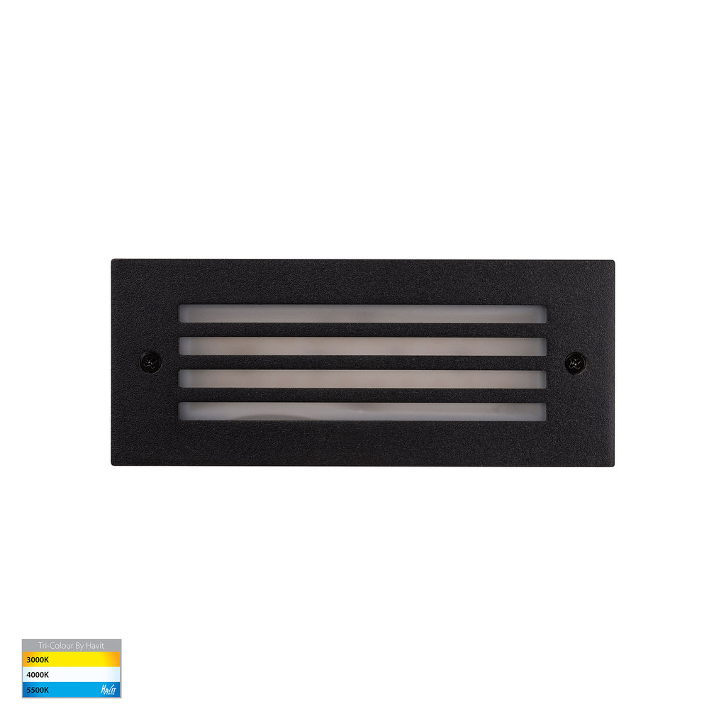 HV3006T-BLK-12V | HV3006T-BLK-240V - Bata Black 6w LED Brick Light