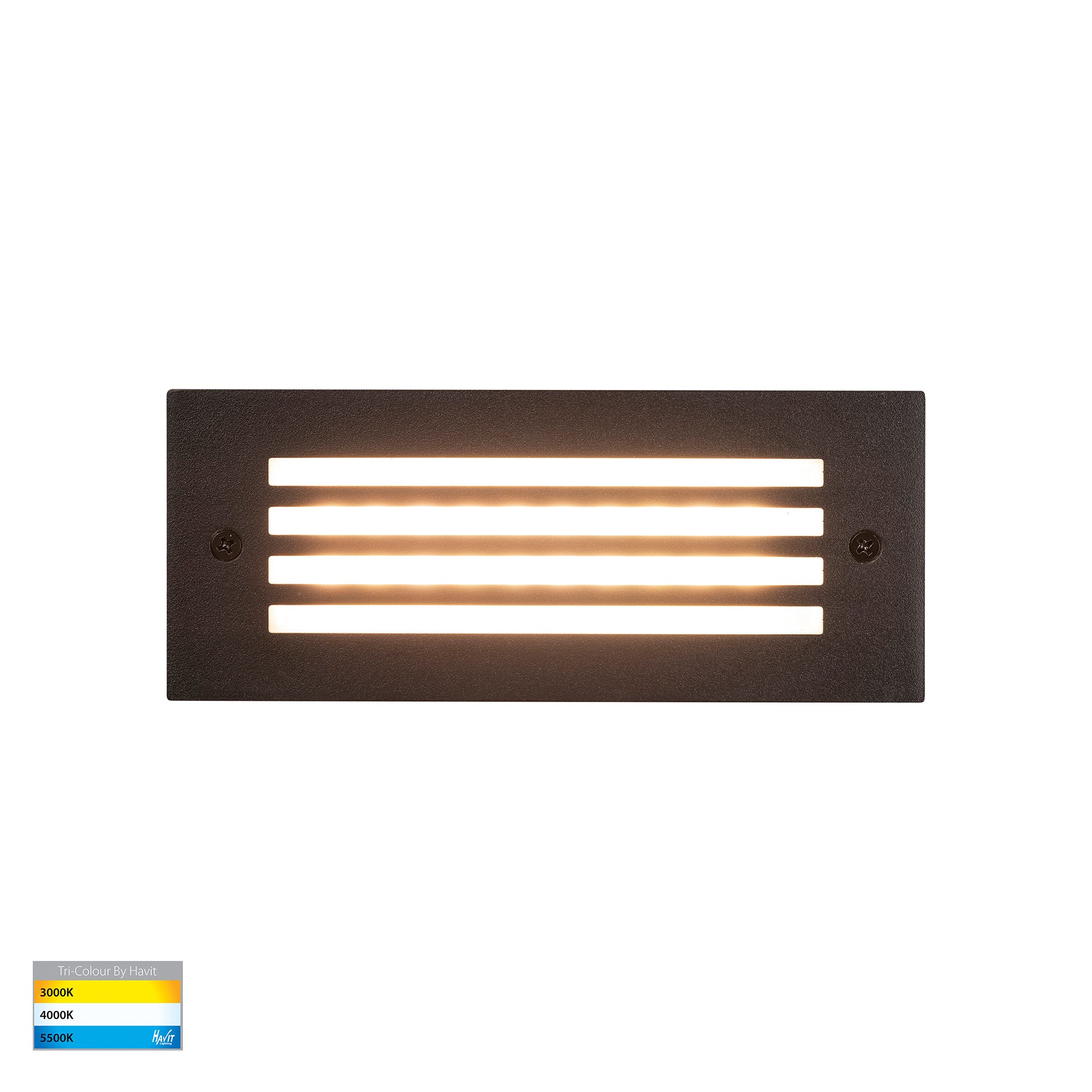 HV3006T-BLK-12V | HV3006T-BLK-240V - Bata Black 6w LED Brick Light