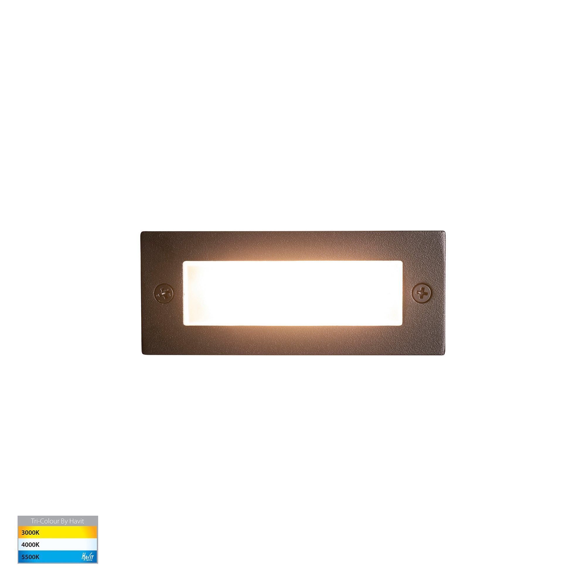 HV3007T-BLK-12V | HV3007T-BLK-240V - Bata Black 3w LED Brick Light