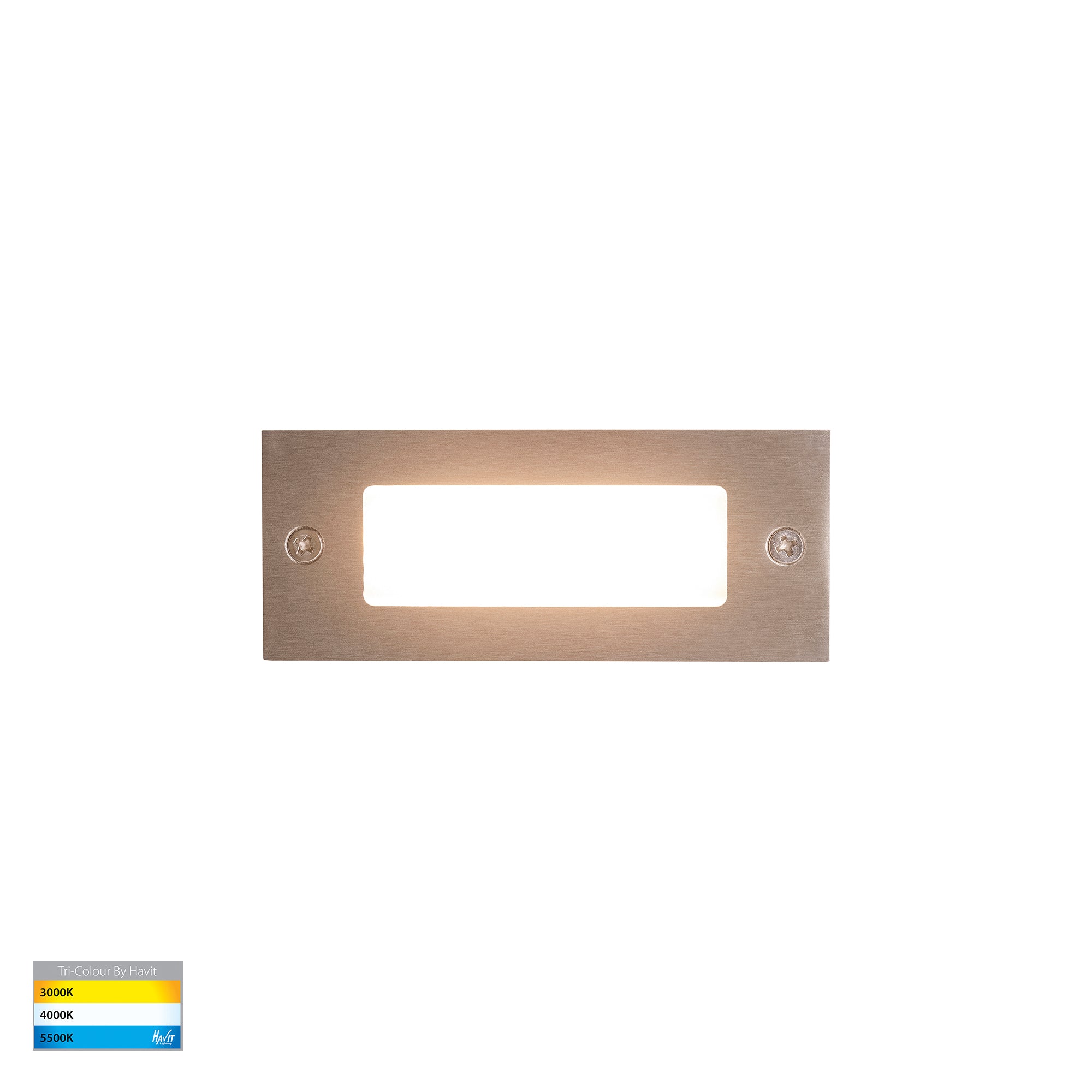 HV3007T-SS316-12V | HV3007T-BLK-240V - Bata 316 Stainless Steel 3w LED Brick Light