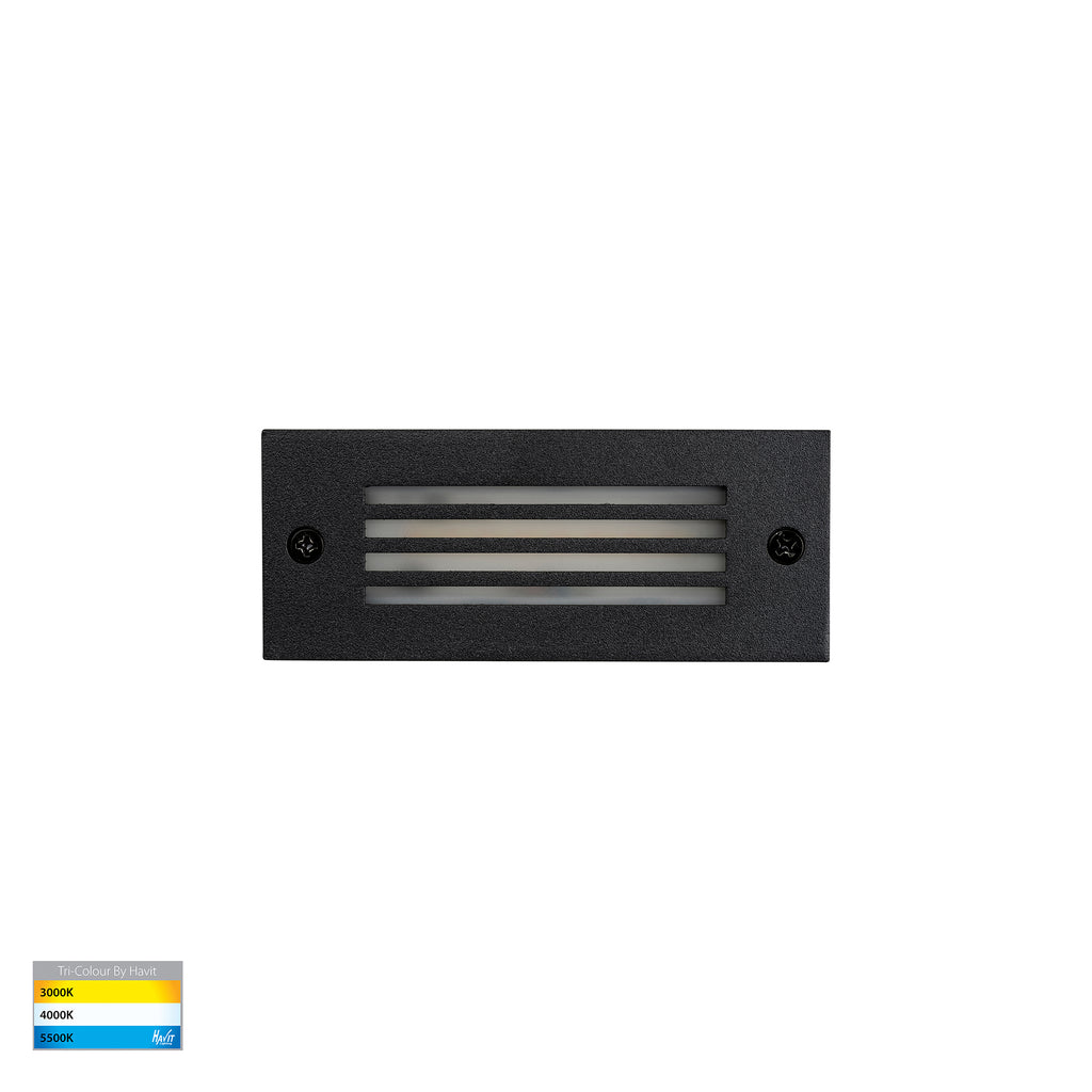 HV3008T-BLK-12V |  HV3008T-BLK-240V - Bata Black 3w LED Brick Light