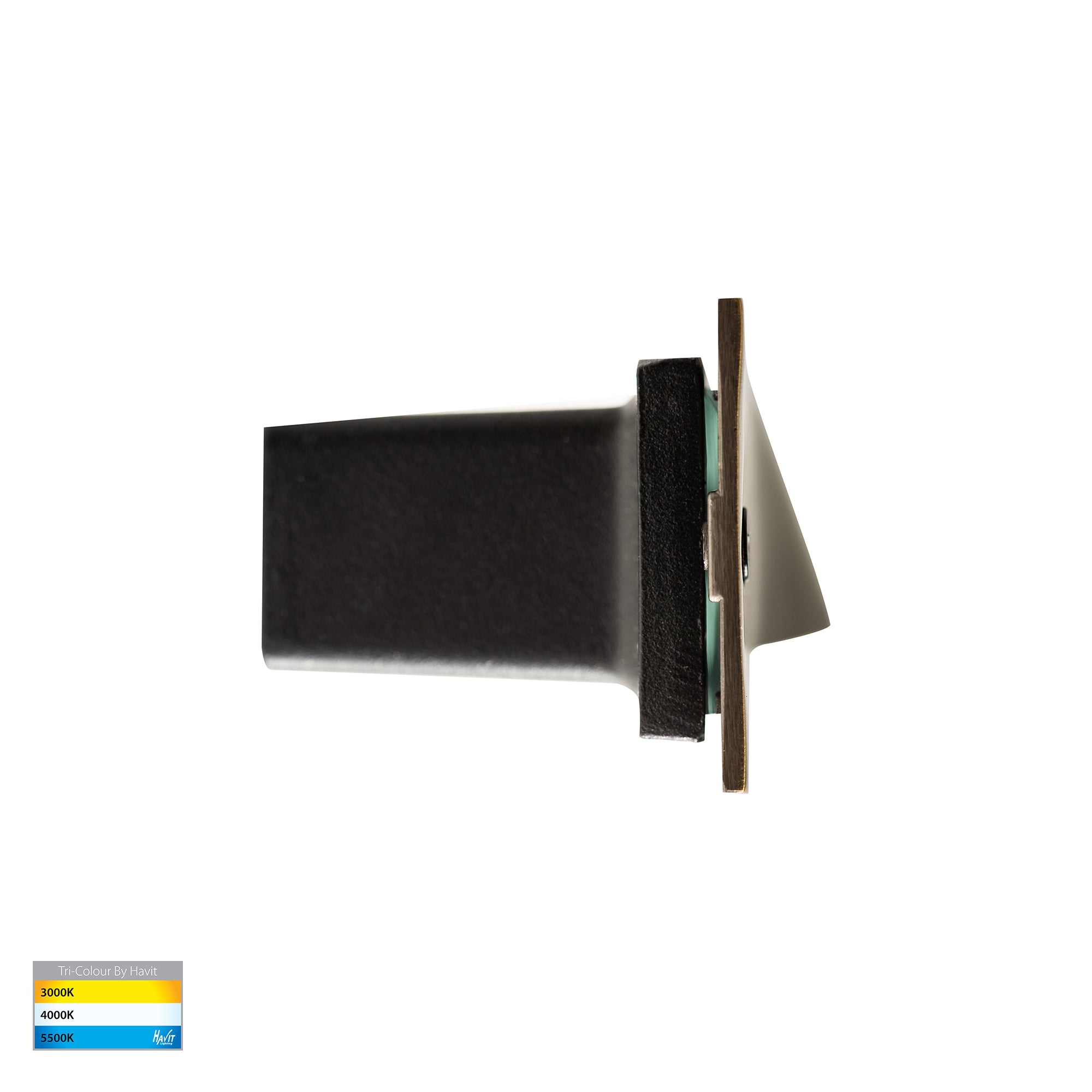 HV3011T-AB-12V | HV3011T-AB-240V - Corba Antique Brass 3w Recessed Brick Light