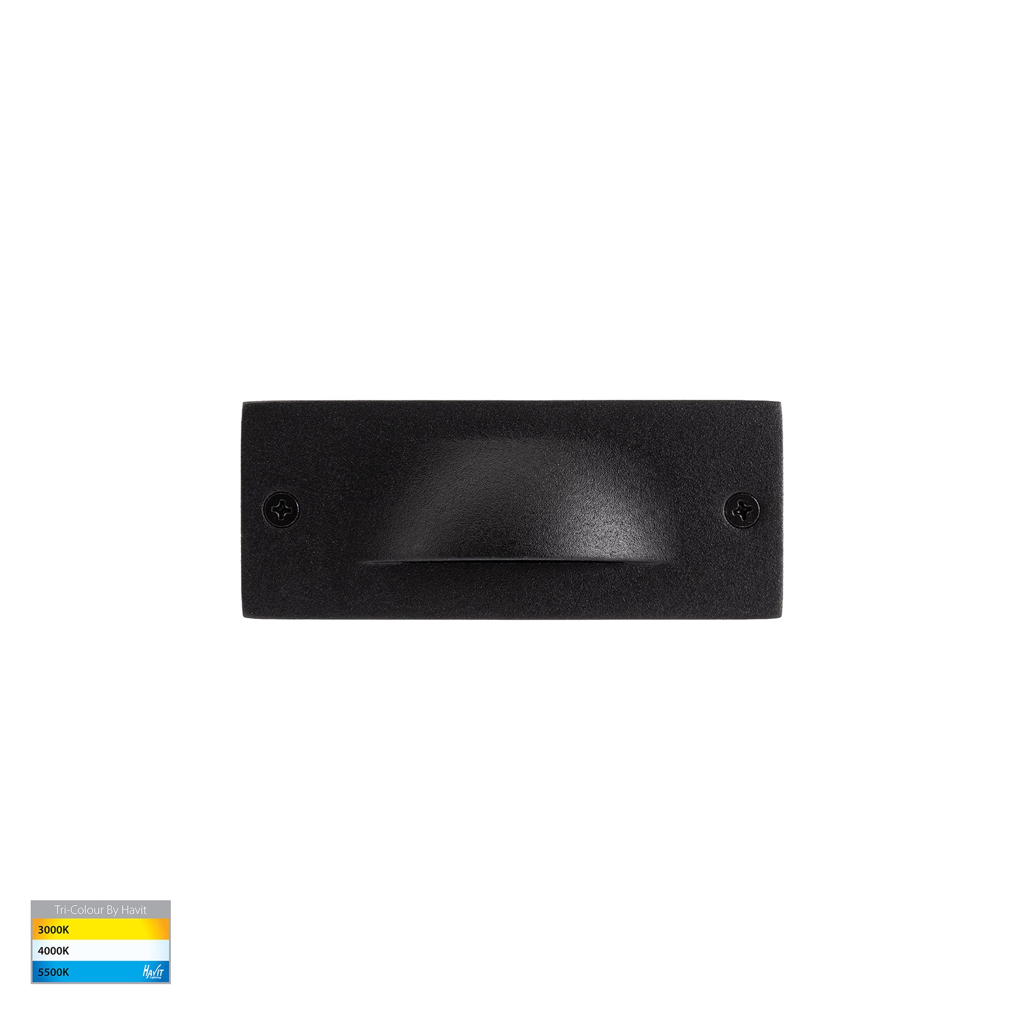 HV3011T-BLK-12V | HV3011T-BLK-240V - Corba Black 3w Recessed Brick Light
