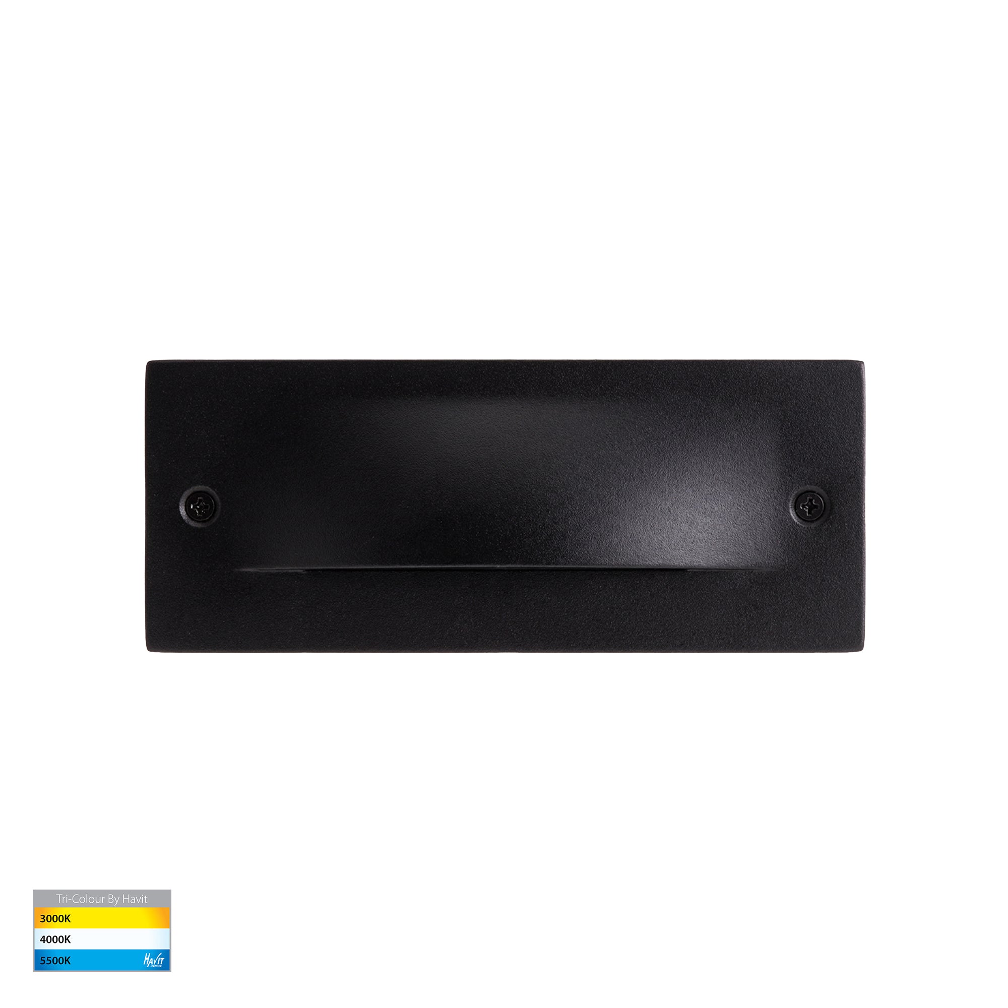 HV3012T-BLK-12V | HV3012T-BLK-240V - Corba Black 6w Recessed Brick Light 