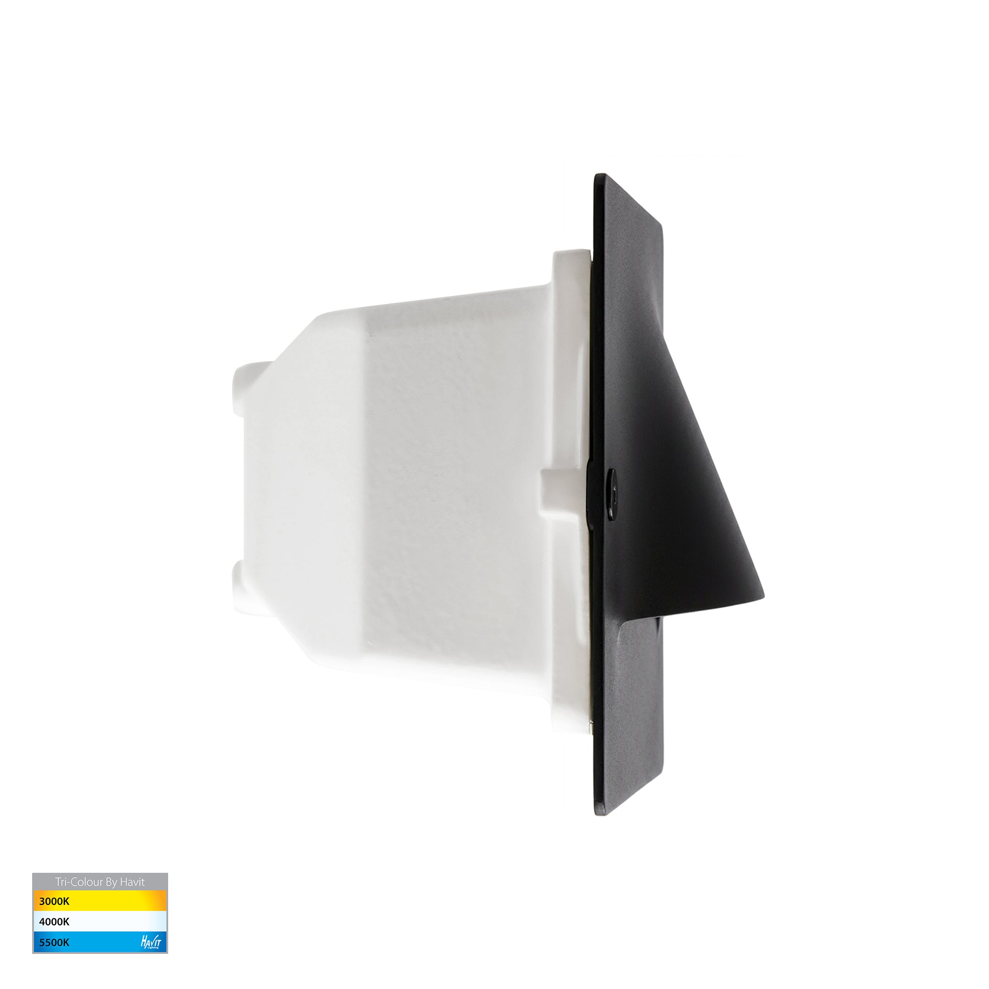 HV3013T-BLK-12V | HV3013T-BLK-240V - Corba Black 10w Recessed Brick Light