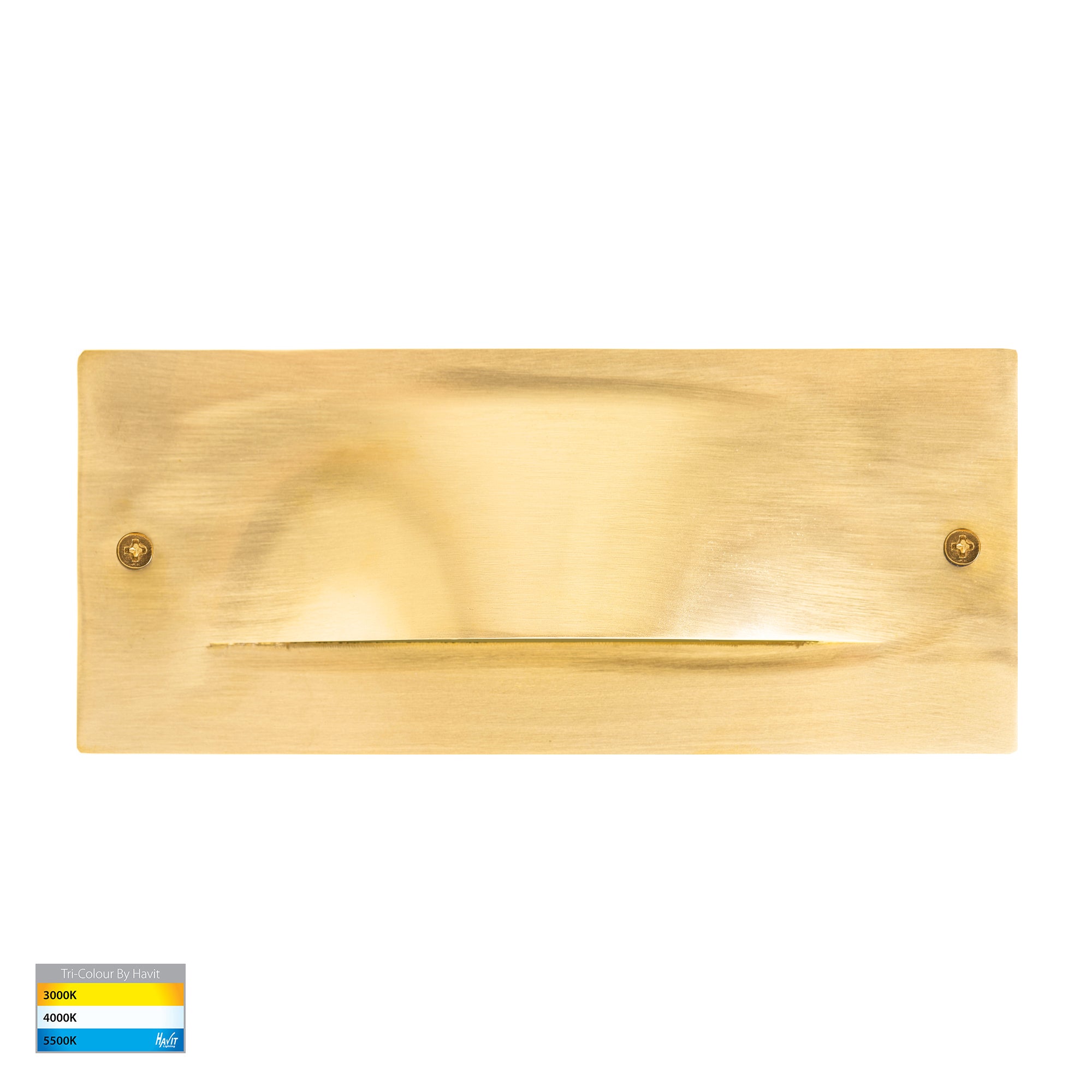 HV3013T-BR-12V | HV3013T-BR-240V - Corba Brass 10w Recessed Brick Light