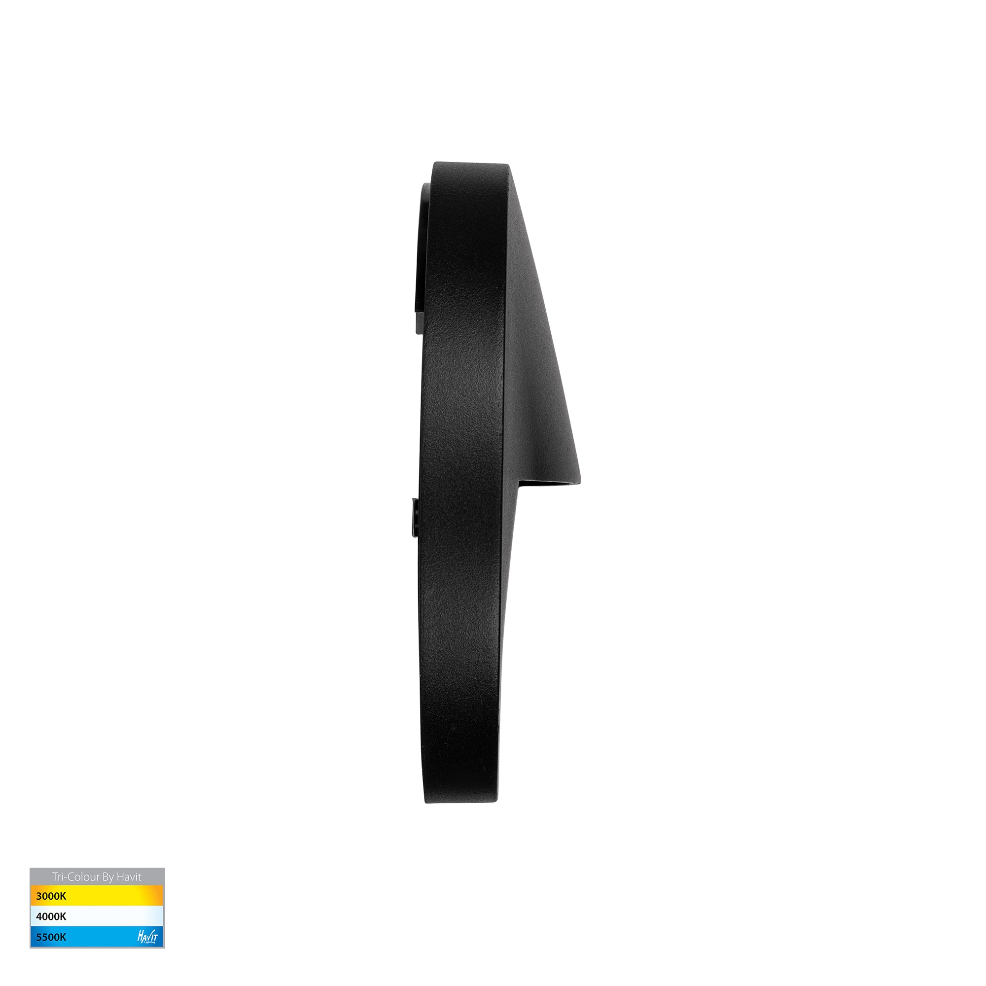 HV3227T-BLK - Lisca Aluminium Black Round LED Wall Light