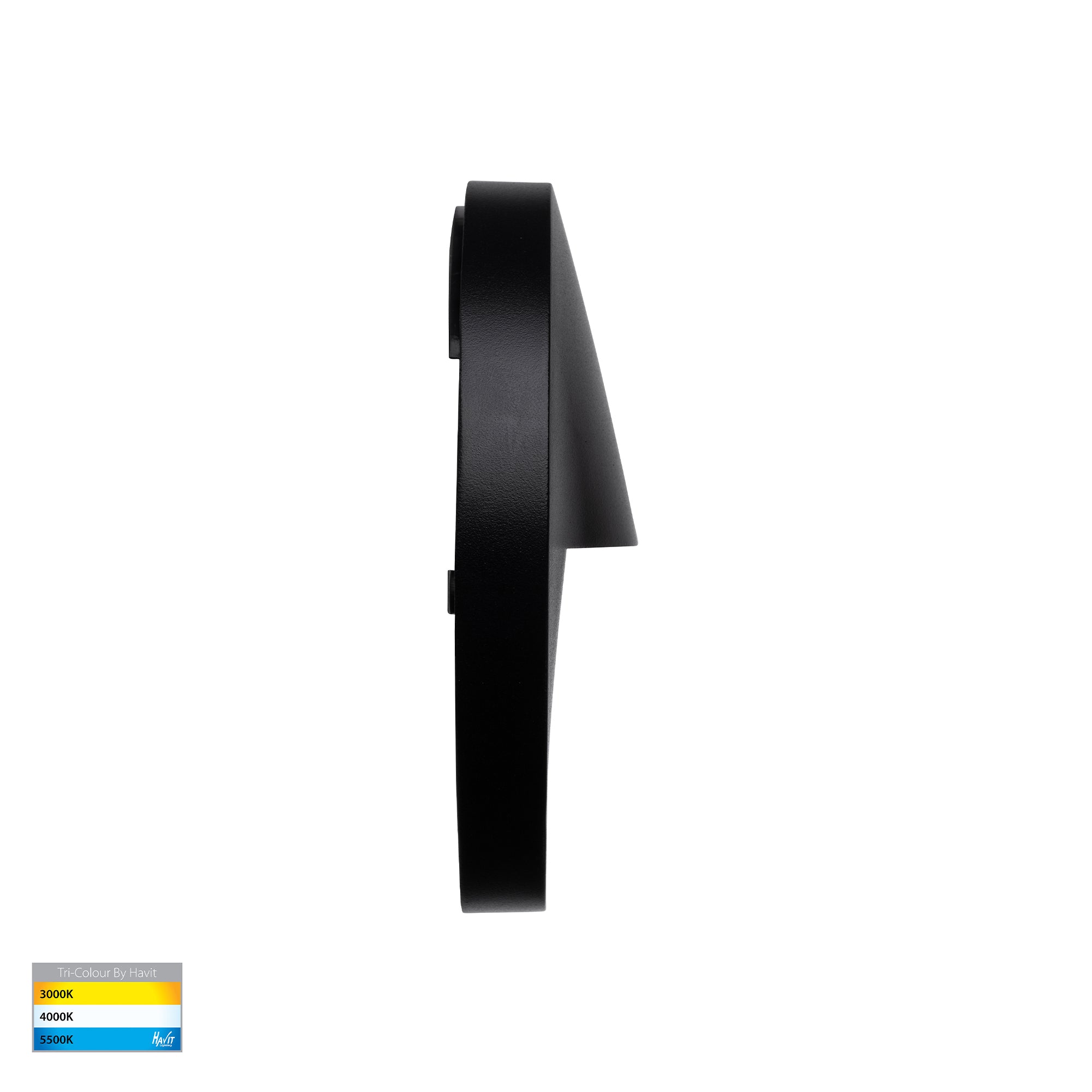 HV3227T-BLK - Lisca Aluminium Black Round LED Wall Light
