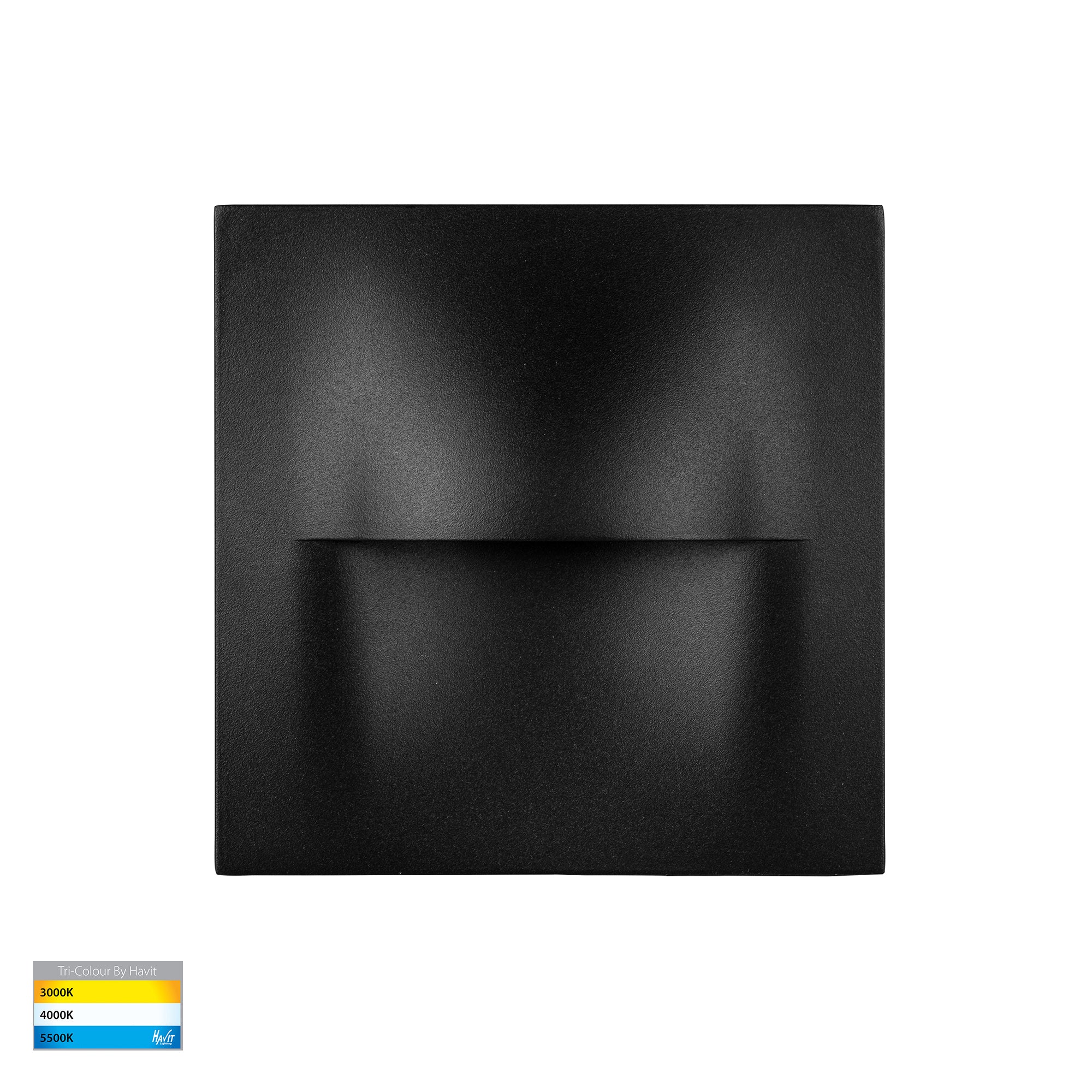 HV3228T-BLK - Lisca Aluminium Black Square LED Wall Light