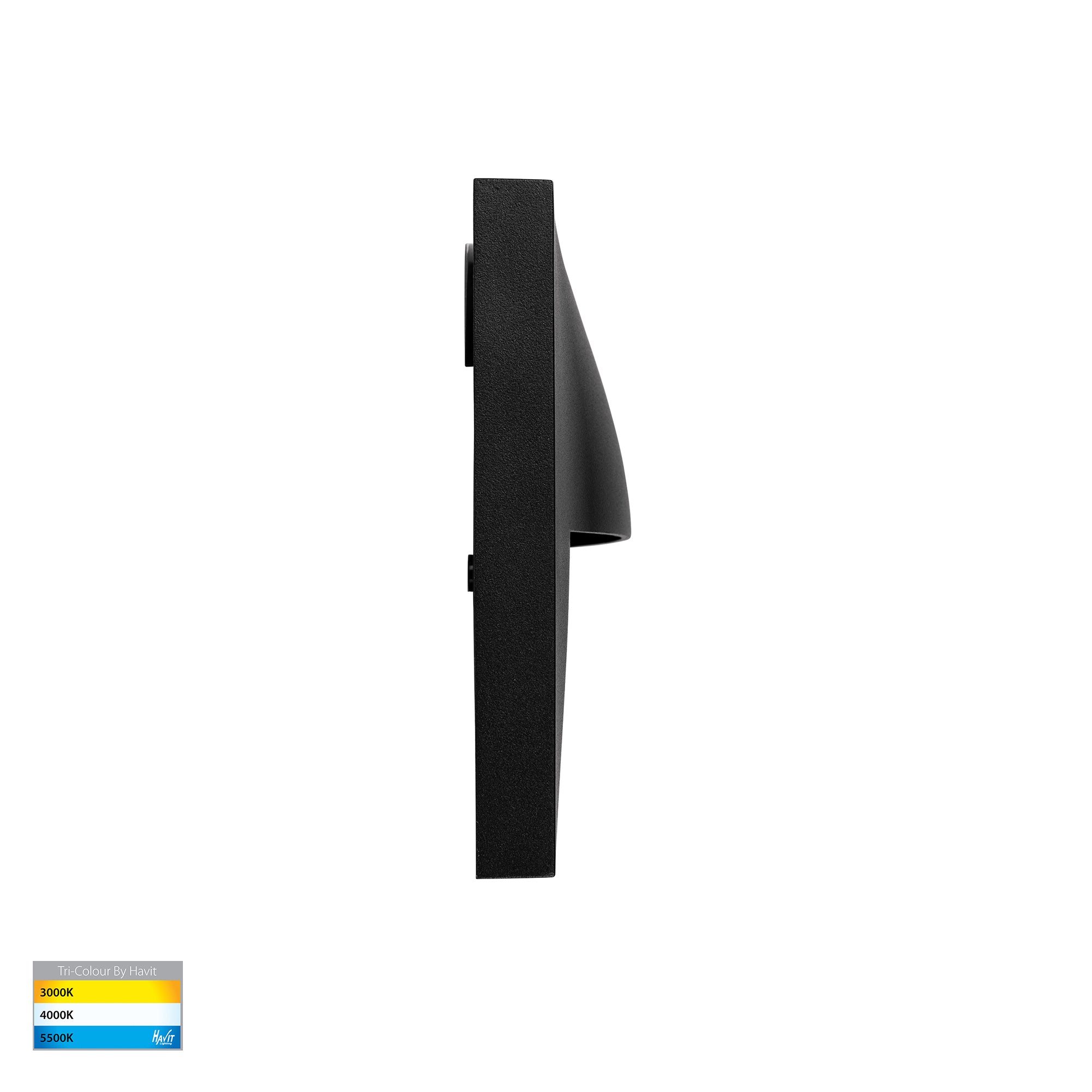HV3228T-BLK - Lisca Aluminium Black Square LED Wall Light