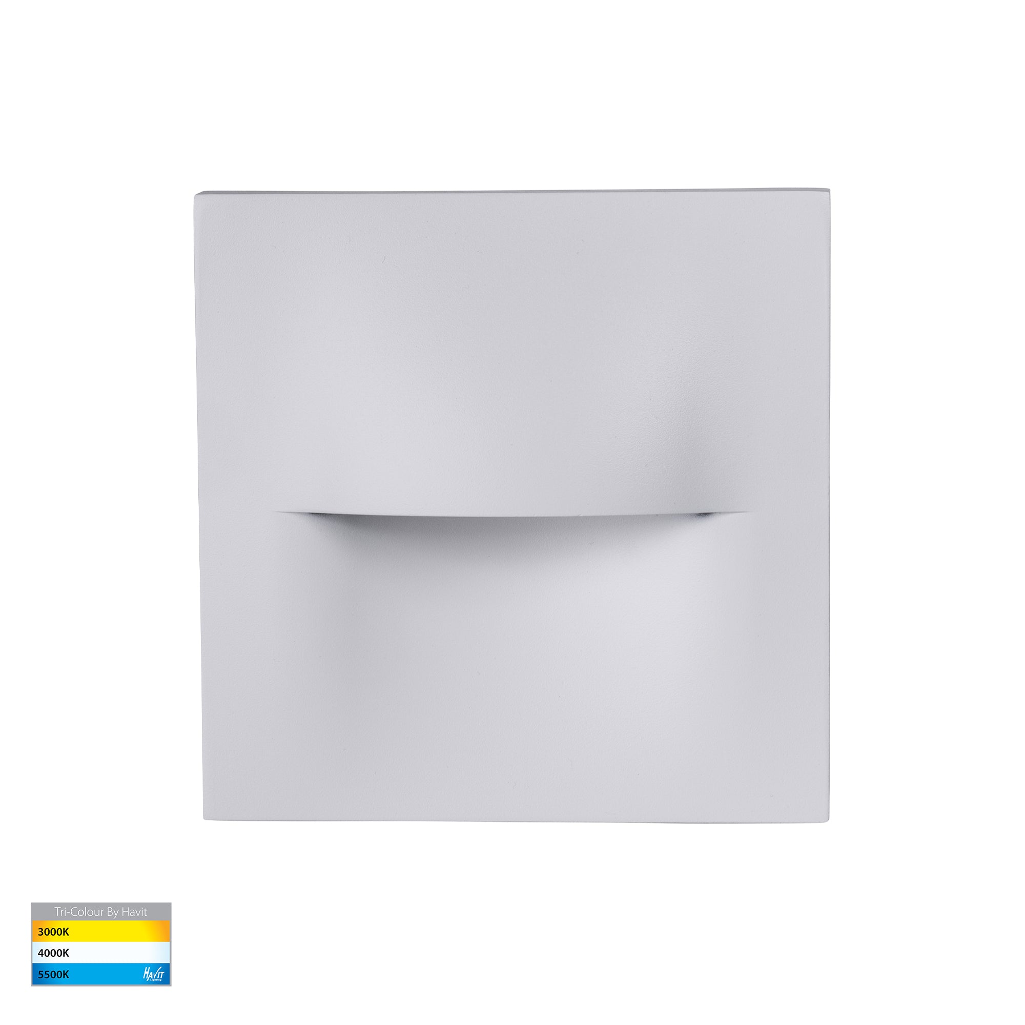 HV3228T-WHT - Lisca Aluminium White Square LED Wall Light