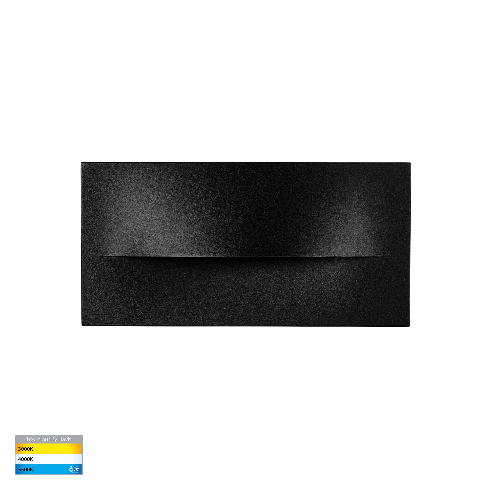 HV3229T-BLK - Lisca Aluminium Black Rectangular LED Wall Light