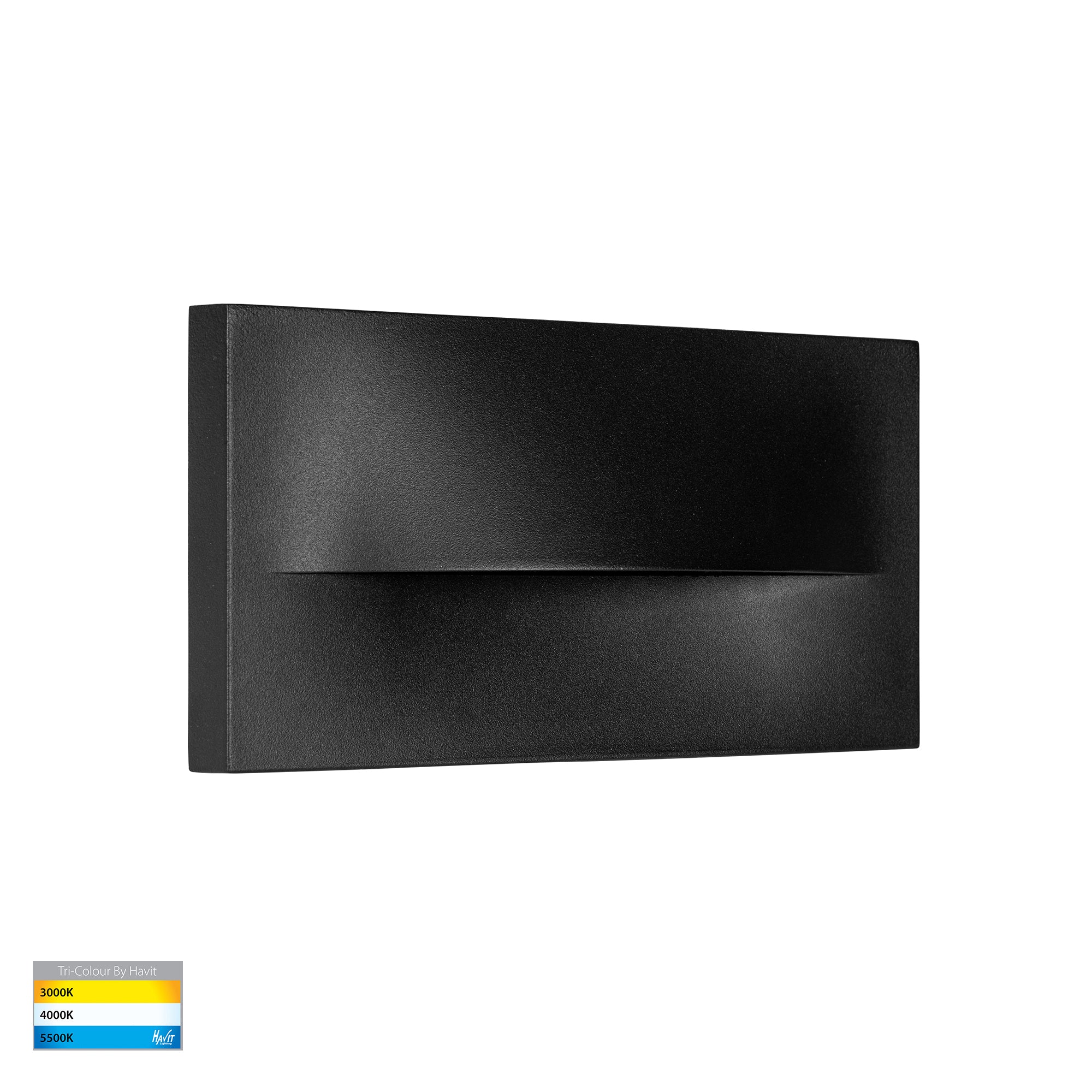 HV3229T-BLK - Lisca Aluminium Black Rectangular LED Wall Light