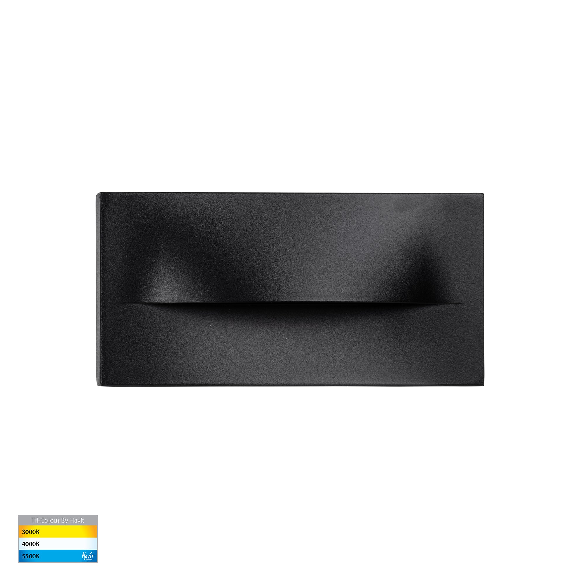 HV3229T-BLK - Lisca Aluminium Black Rectangular LED Wall Light