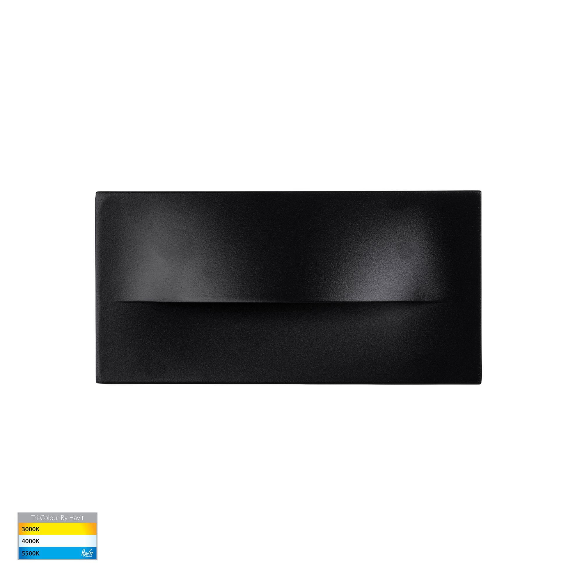 HV3229T-BLK - Lisca Aluminium Black Rectangular LED Wall Light