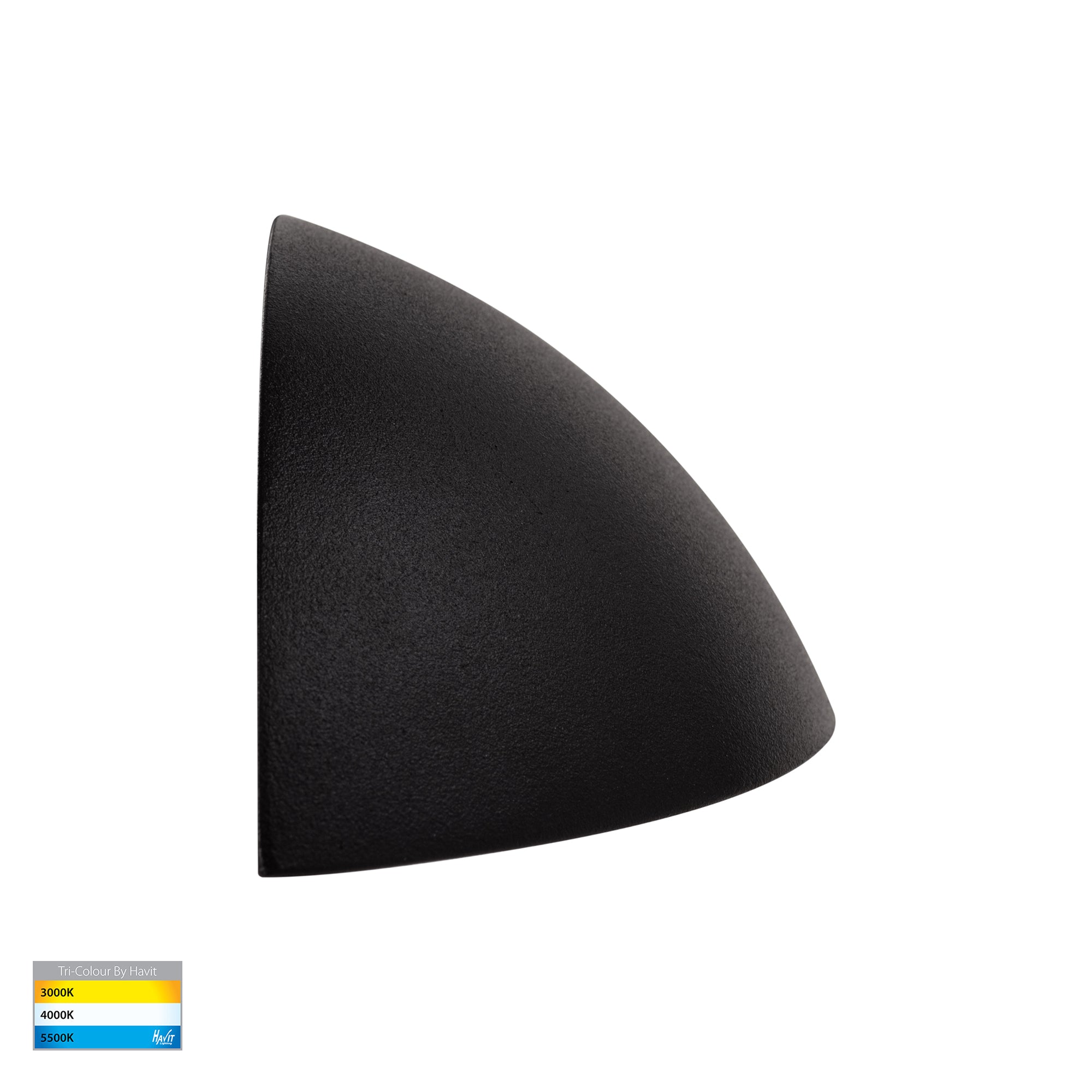 HV3253T-BLK-12V - Curva Black LED Step Light