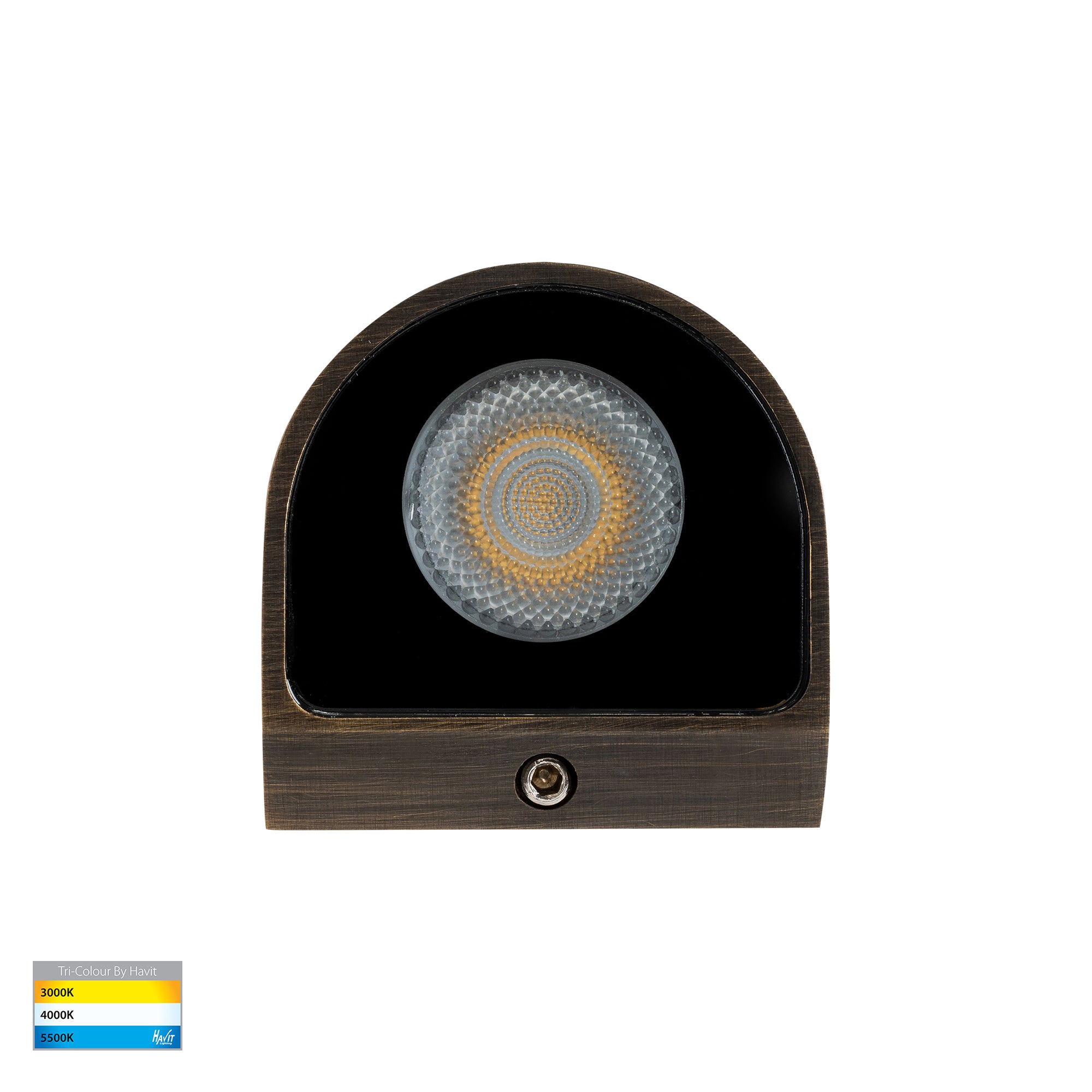HV3284T-AB-12V - Patra Antique Brass Surface Mounted LED Wall Light