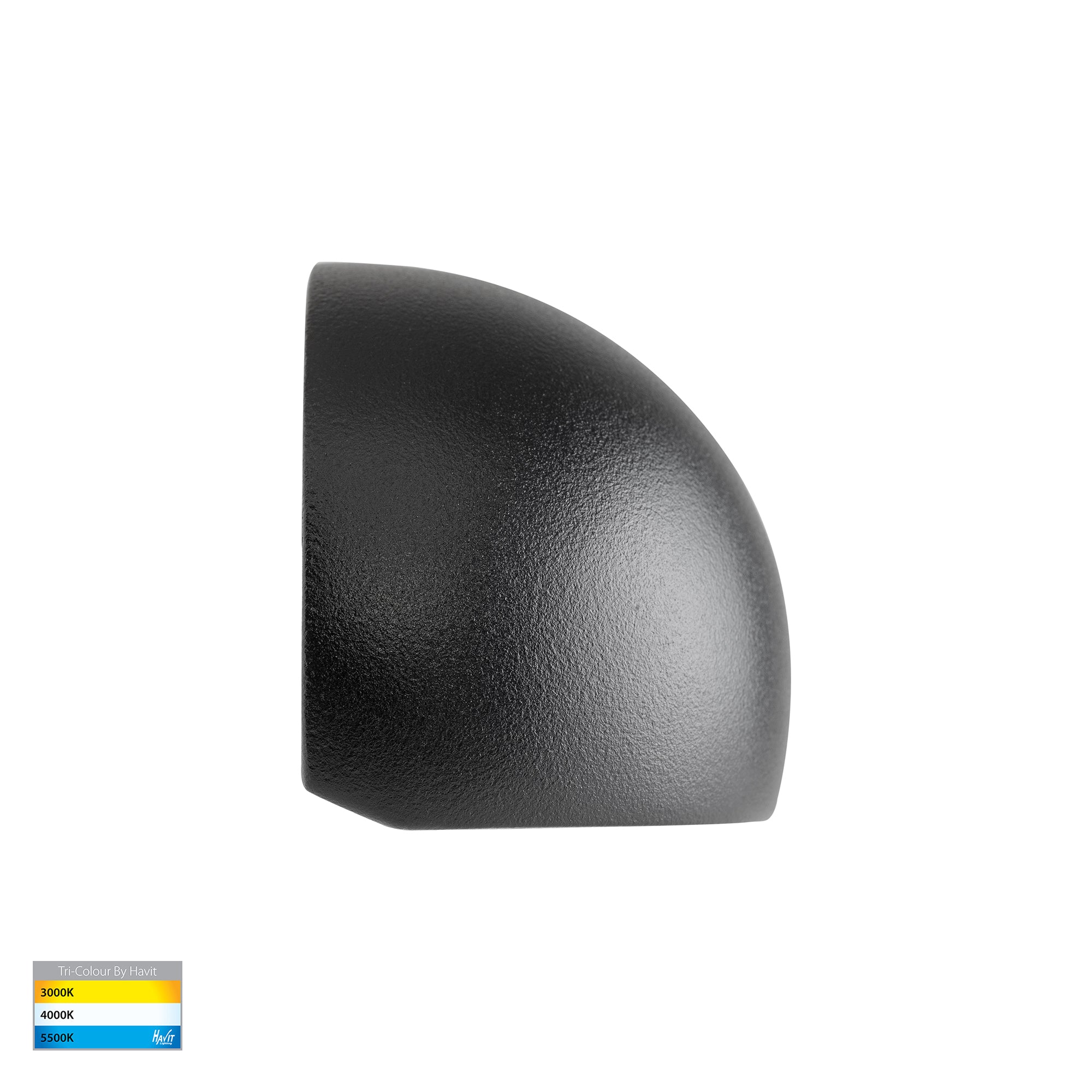 HV3286T-BLK-12V - Serres Black Surface Mounted LED Wall Light