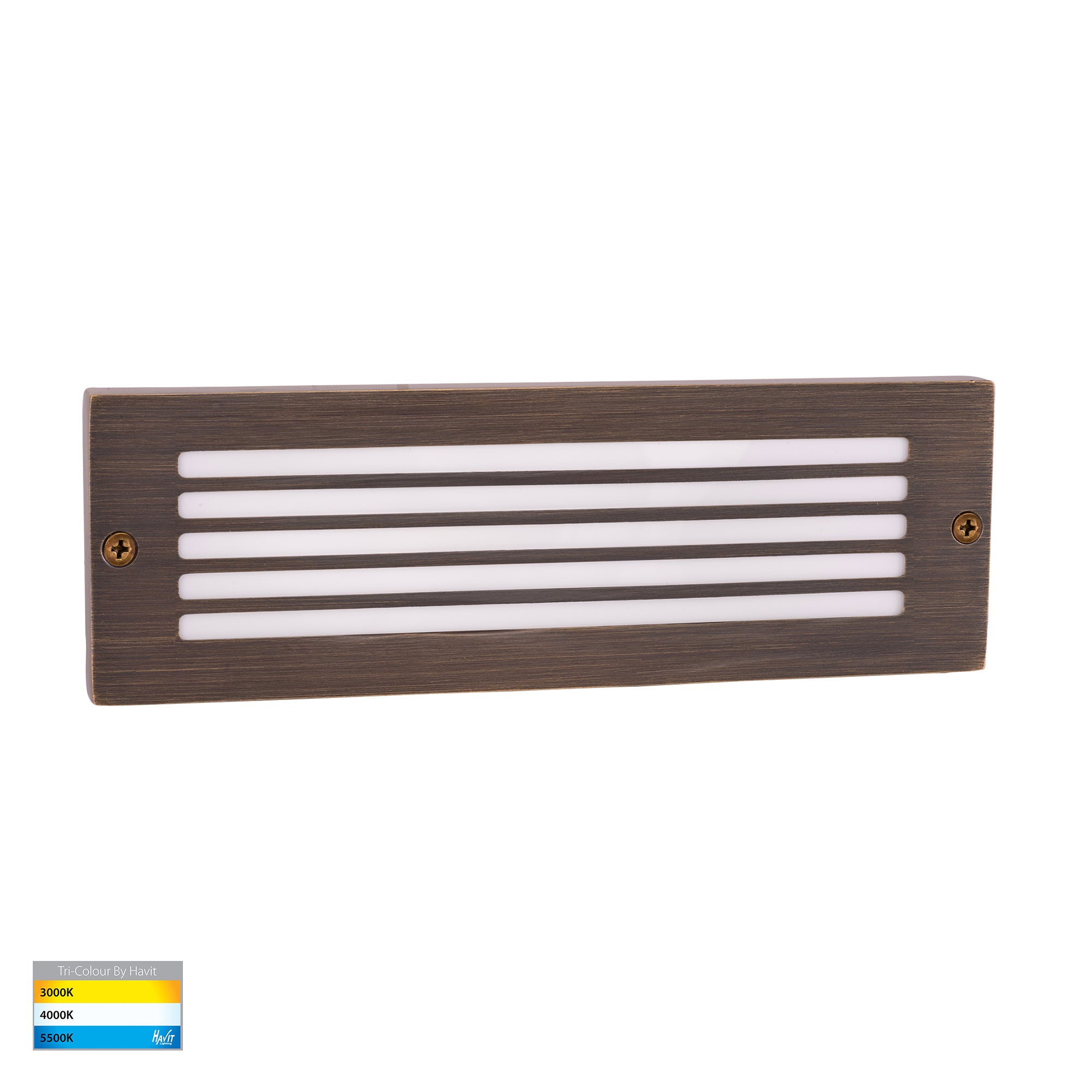 HV3296T-AB-12V - Ardam Antique Brass LED Step Light