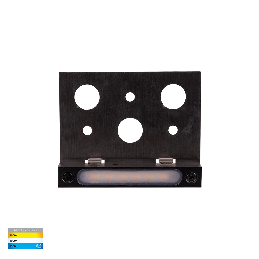 Led Coping HV3297T-BLK-12V - Preston Black LED Coping Light – Havit Lighting
