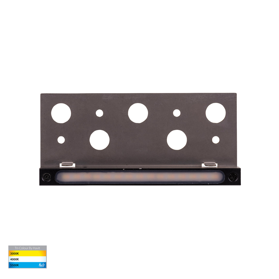 Led Coping HV3298T-BLK-12V - Preston Black LED Coping Light – Havit Lighting