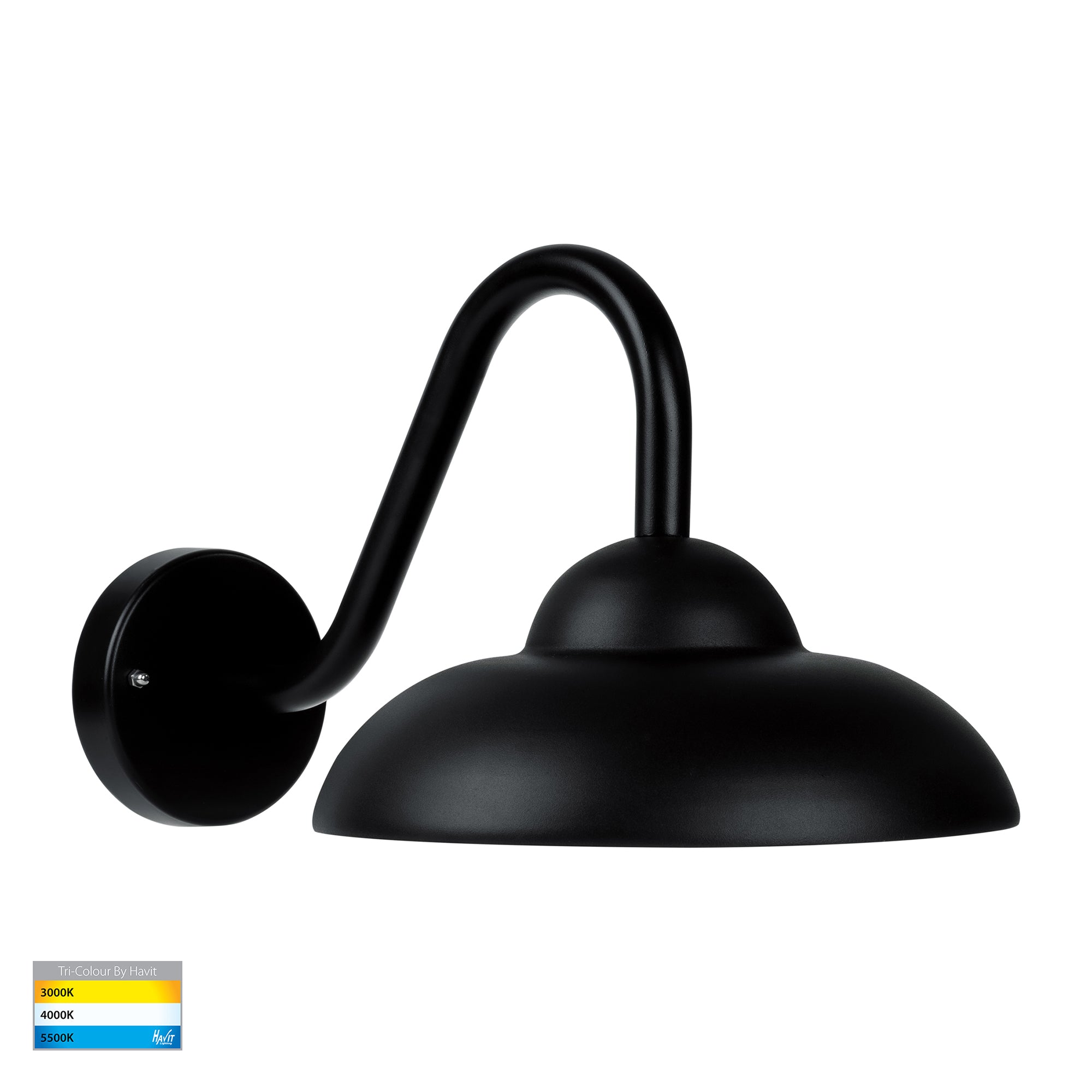 HV3518T-BLK - Arkua Aluminium Black Wall Light