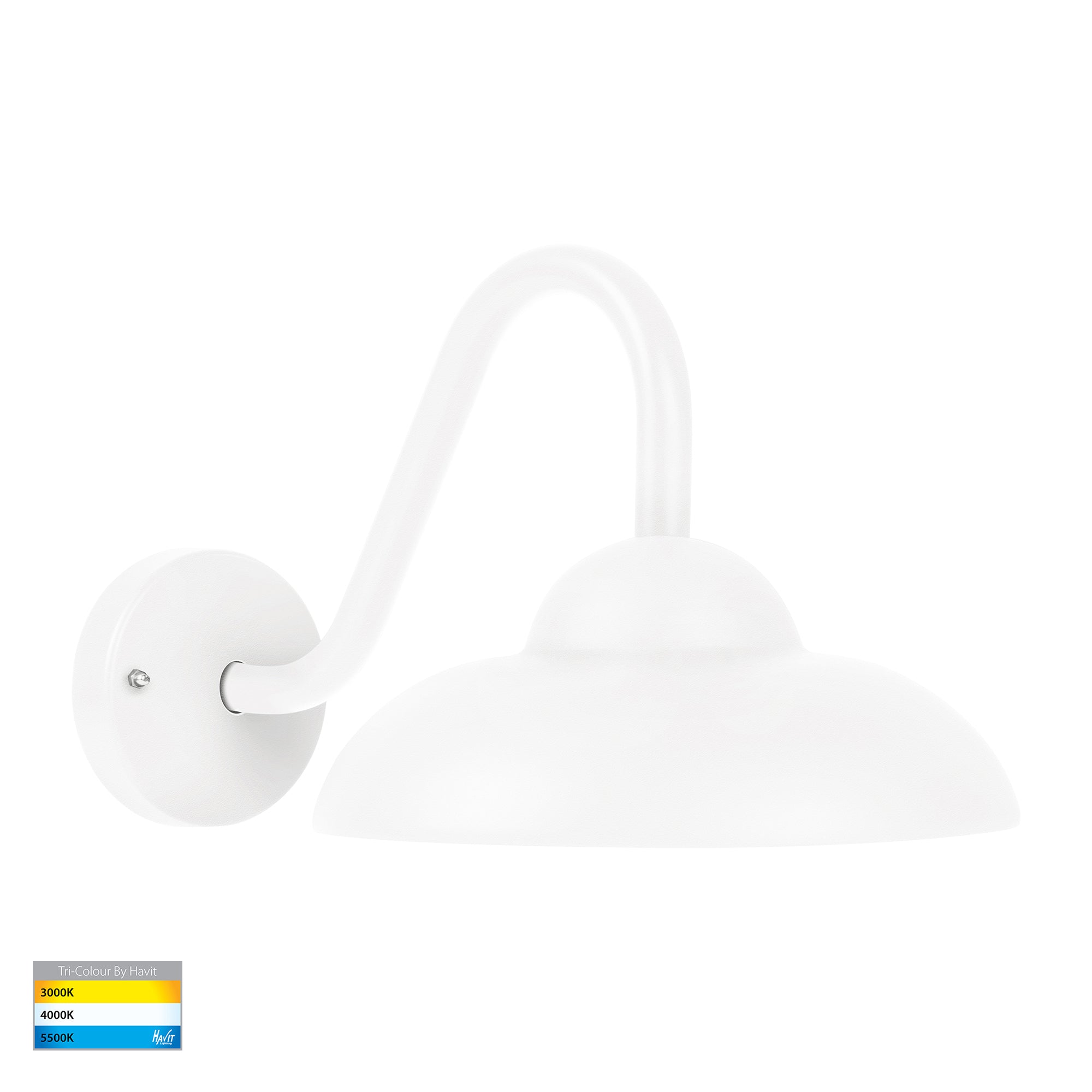HV3518T-WHT - Arkua Aluminium White Wall Light