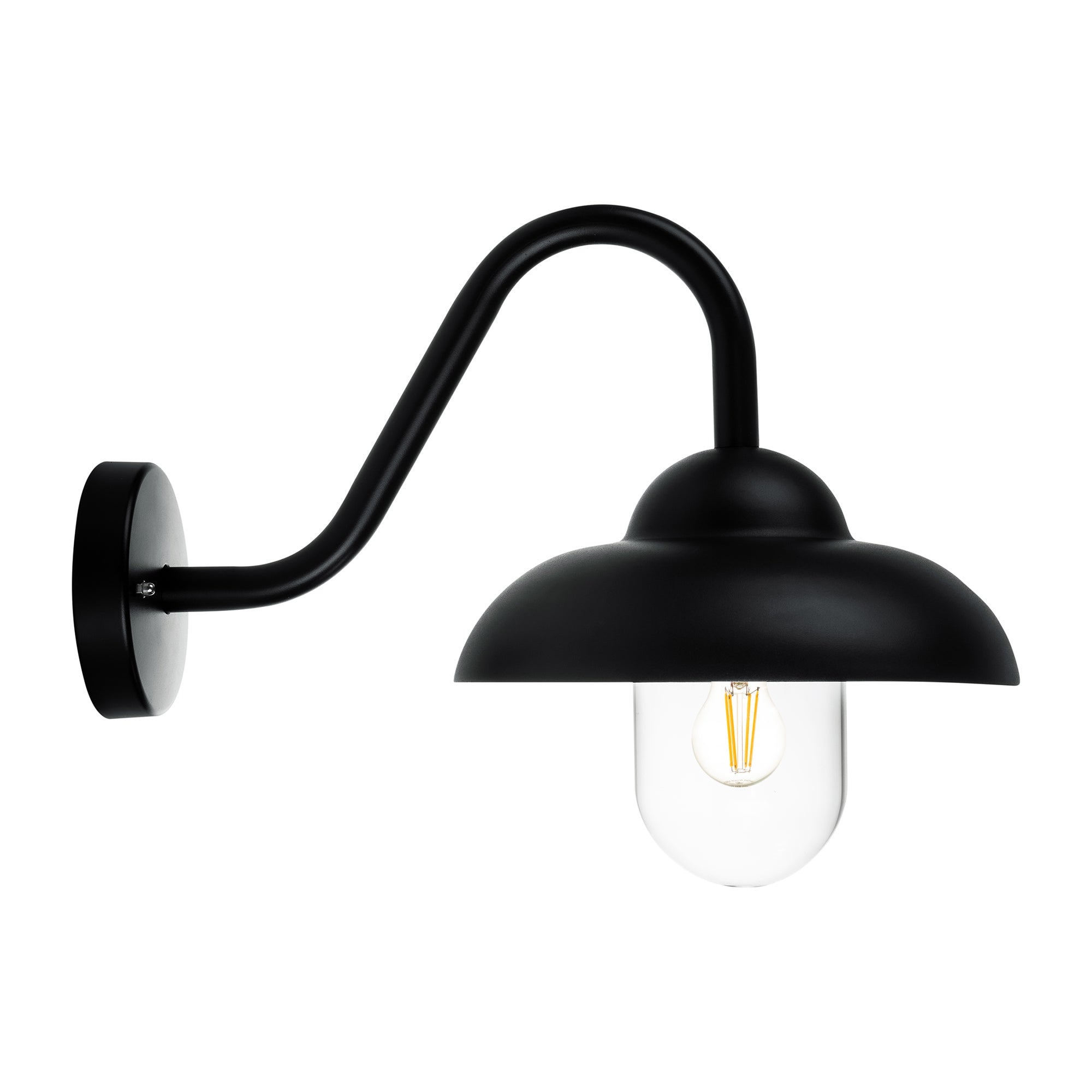 HV3519W-BLK - Loka Aluminium Black Wall Light