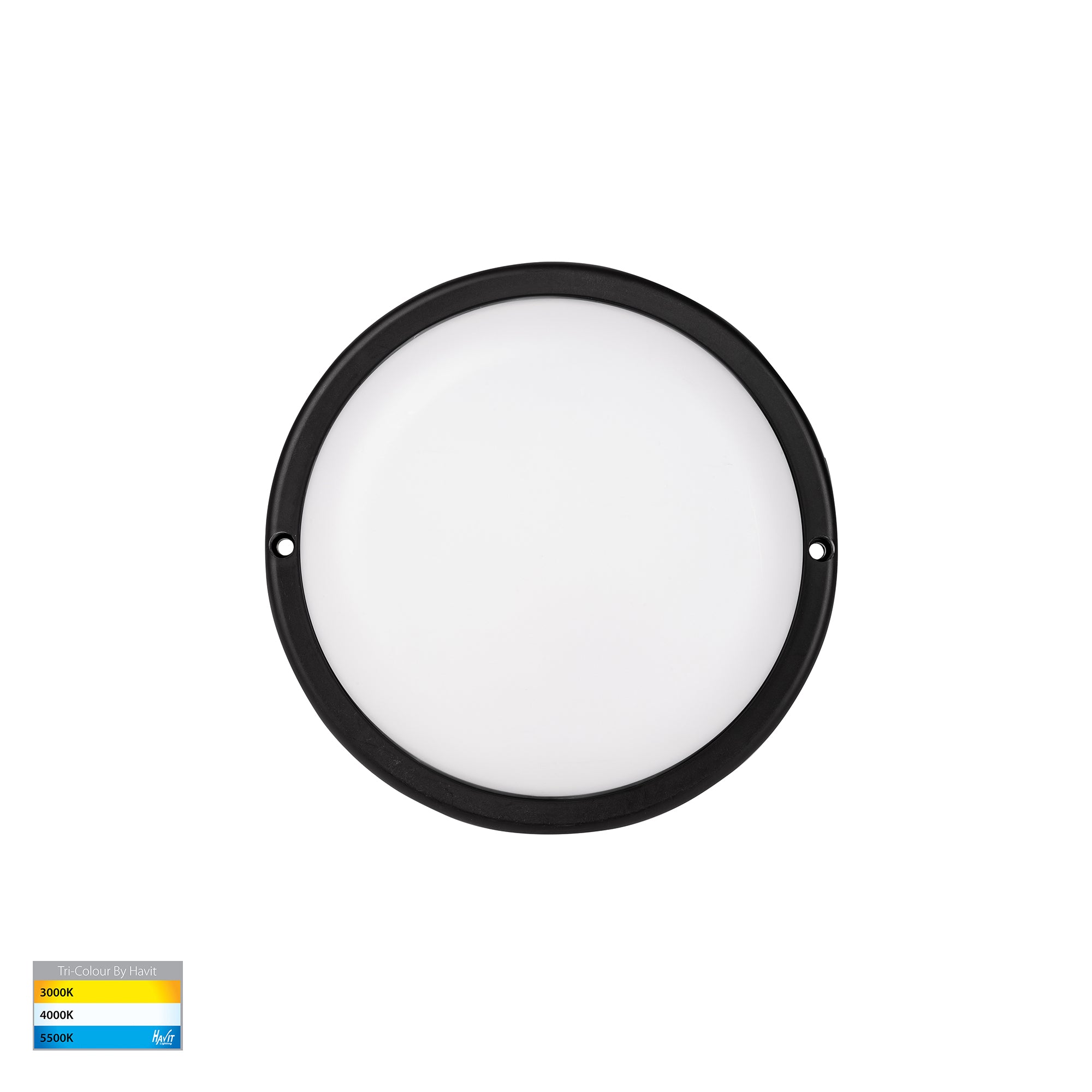 HV3523T-BLK - Muovi Polycarbonate Black Wall or Ceiling Light