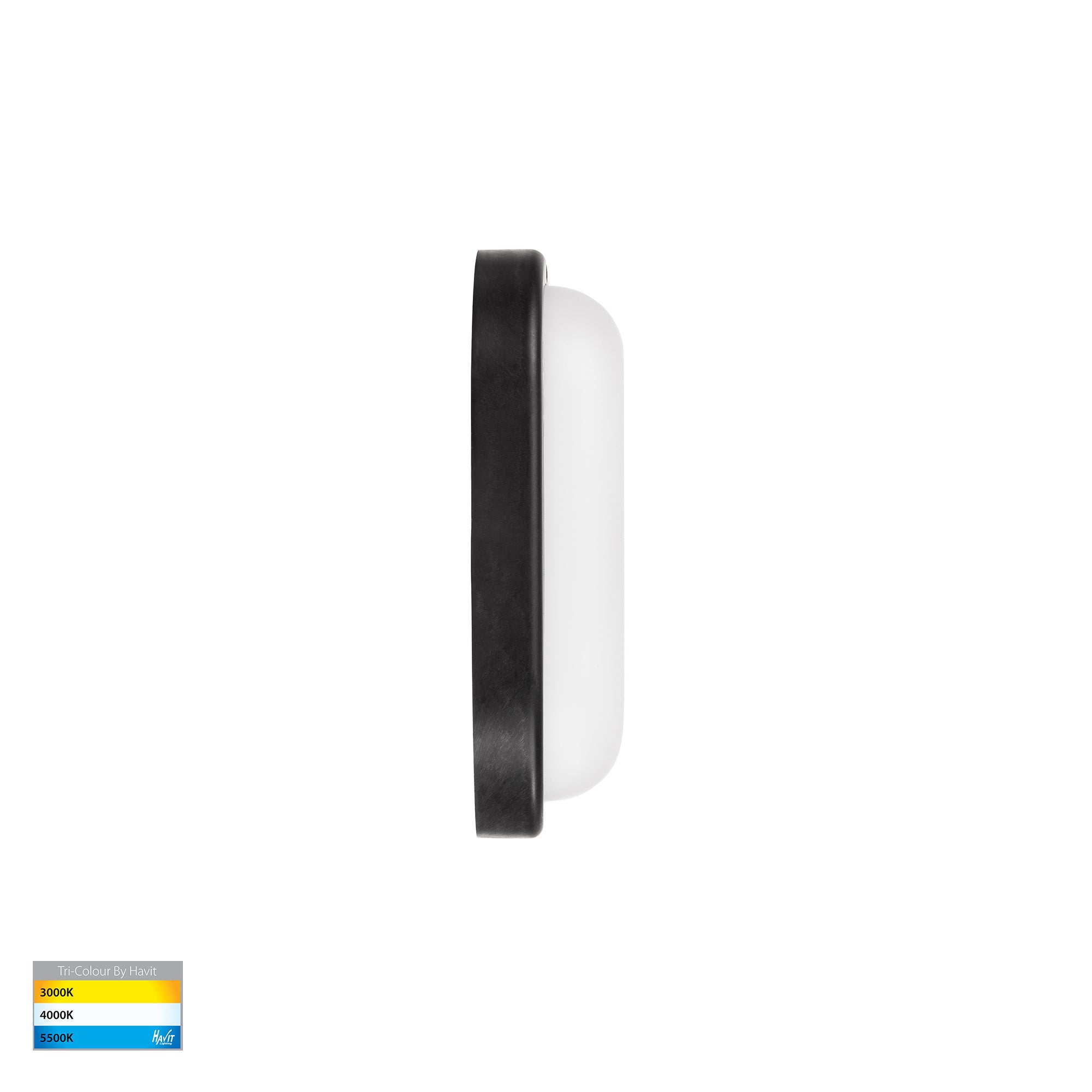 HV3526T-BLK - Muovi Polycarbonate Black Wall Light