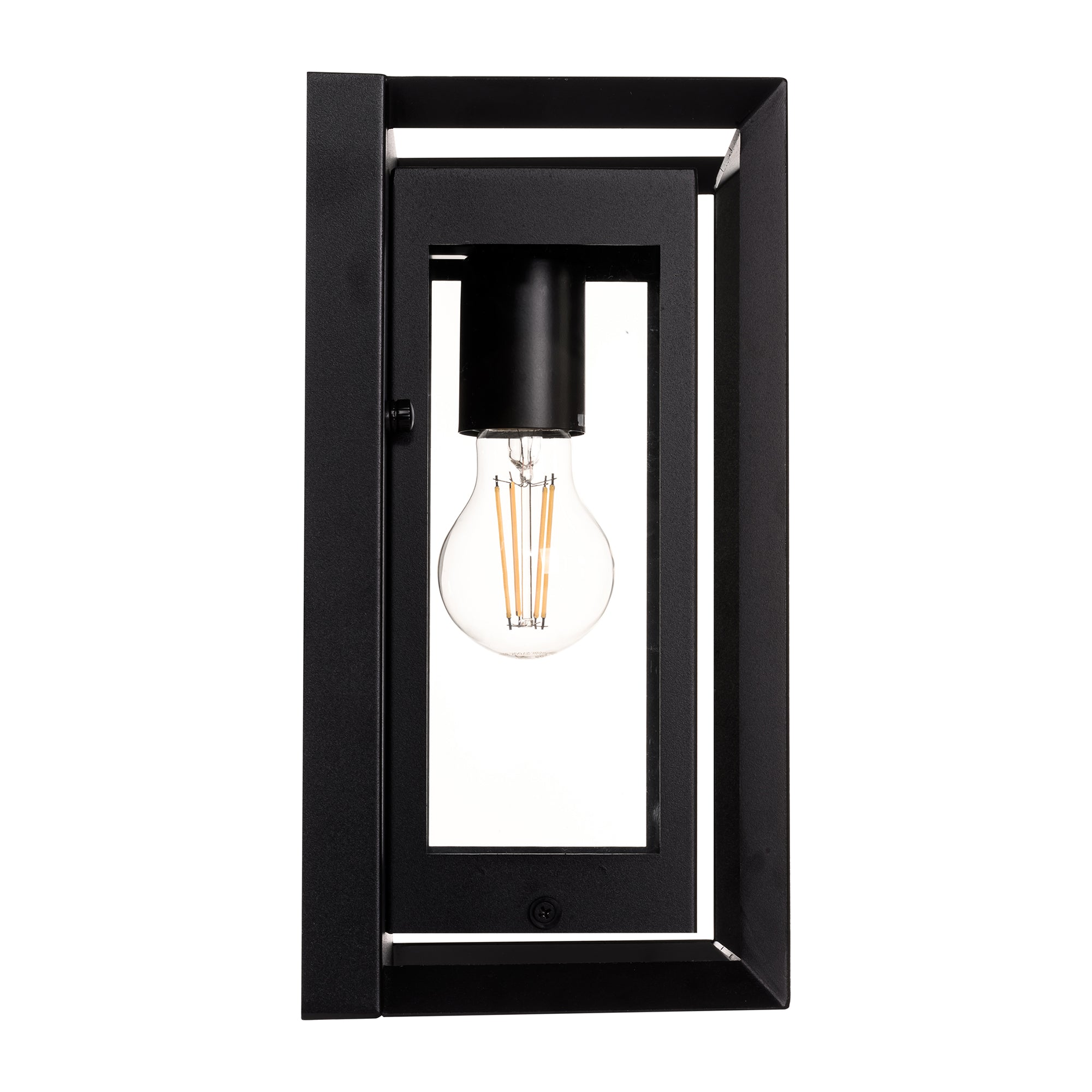 HV3531W-S-BLK - Felix Galvanised Iron Black Wall Light
