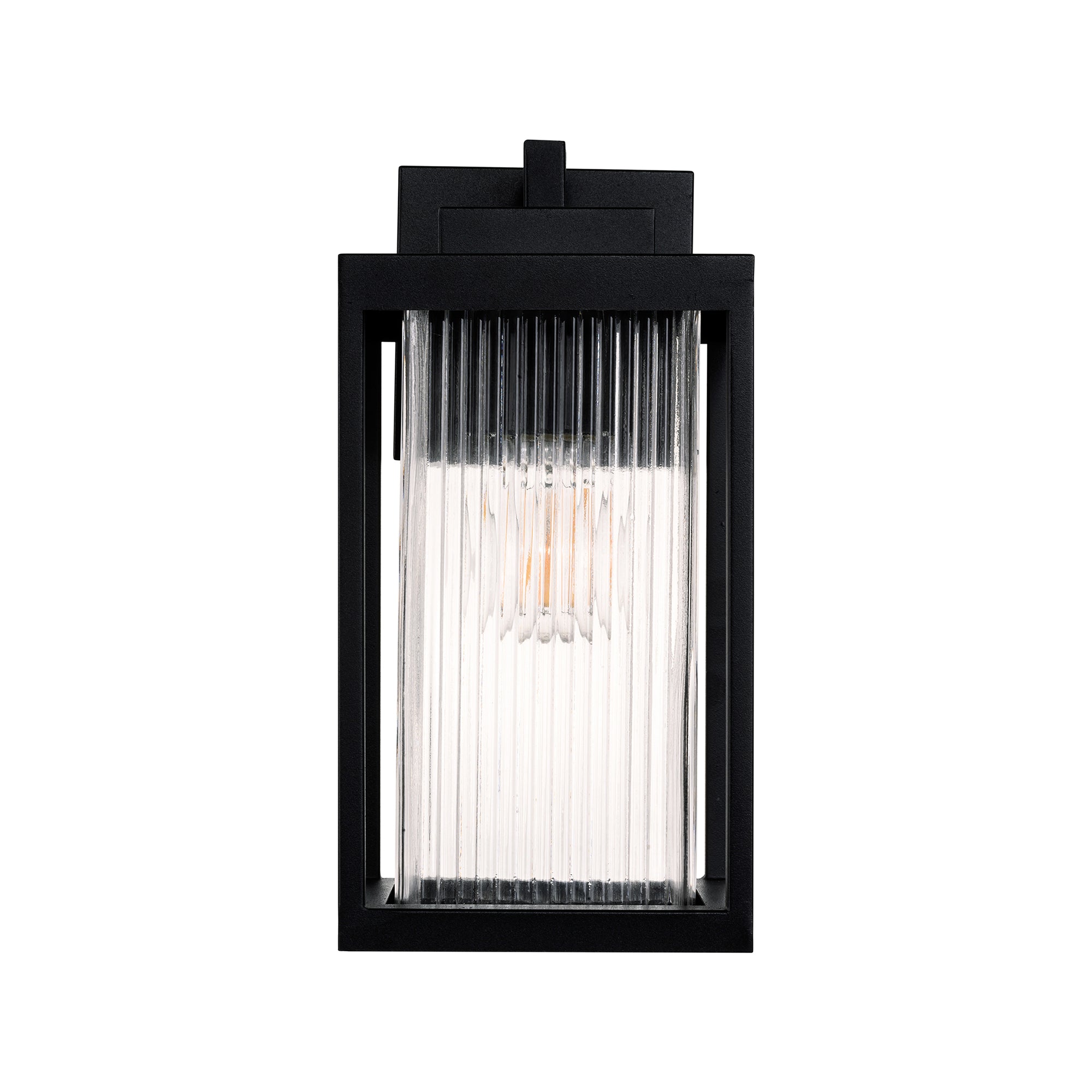 HV3533W-S-BLK - Micah Galvanised Iron Black Wall Light