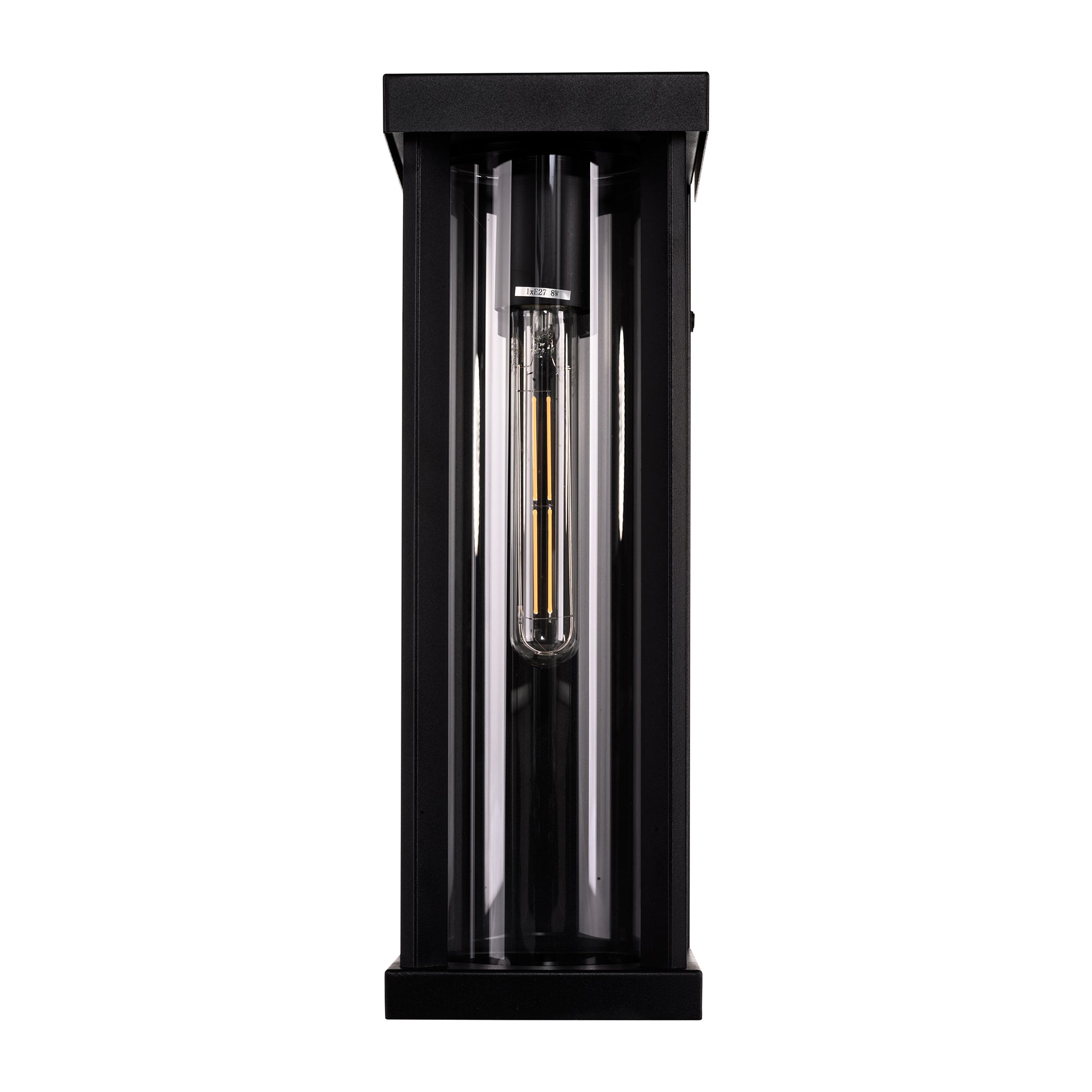 HV3534W-S-BLK - Nalia Galvanised Iron Black Wall Light