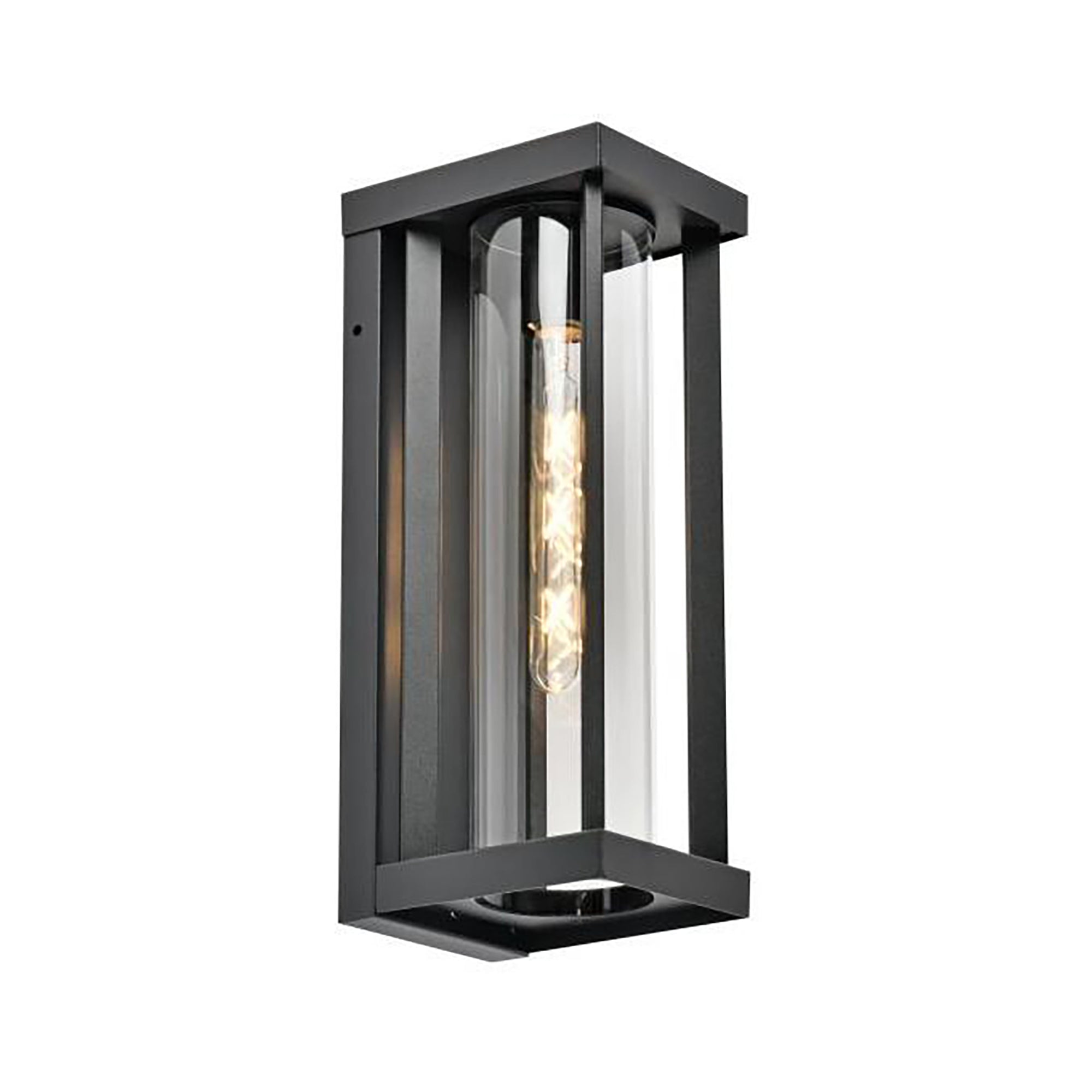 HV3534W-S-BLK - Nalia Galvanised Iron Black Wall Light