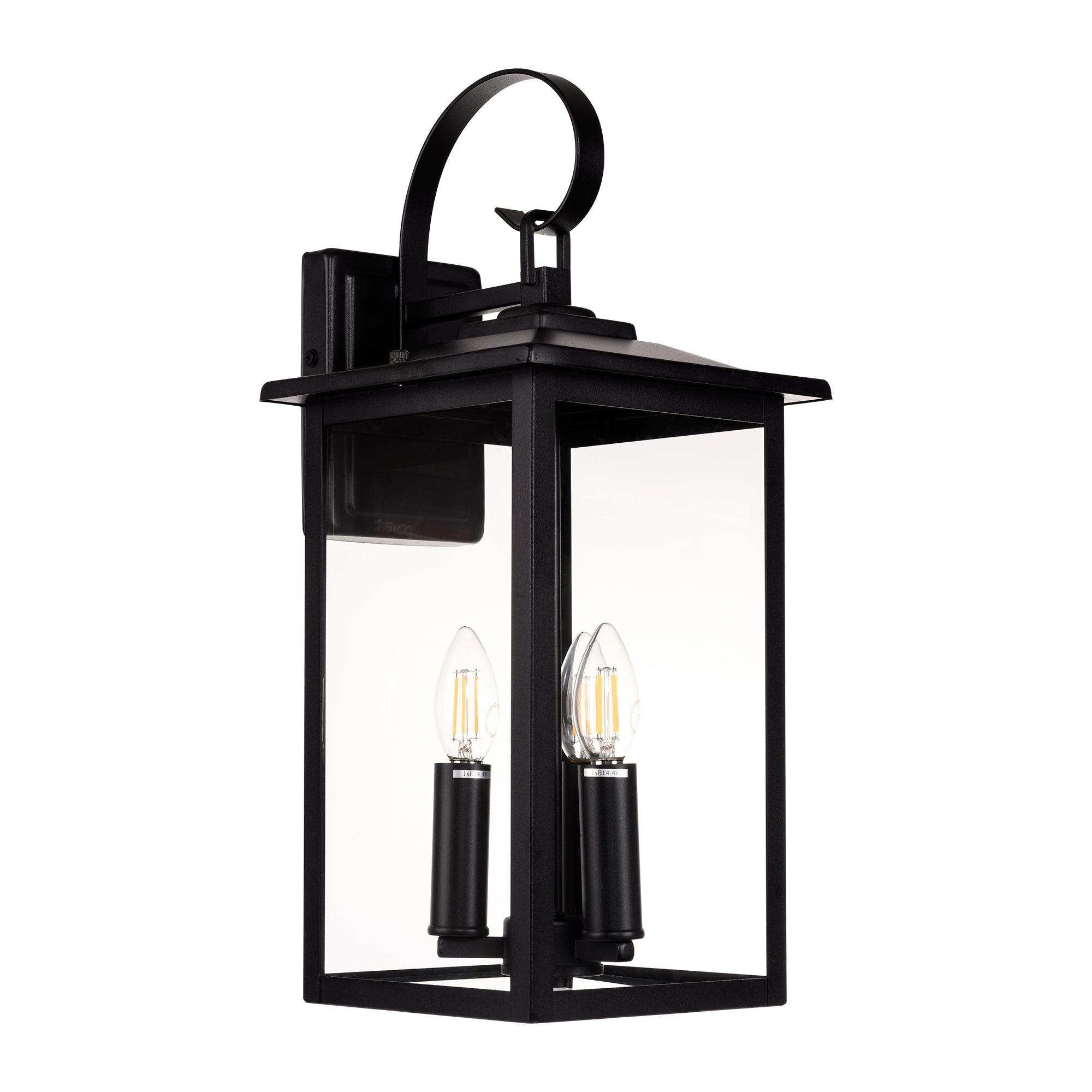 HV3535W-M-BLK - Madix Galvanised Iron Black Wall Light