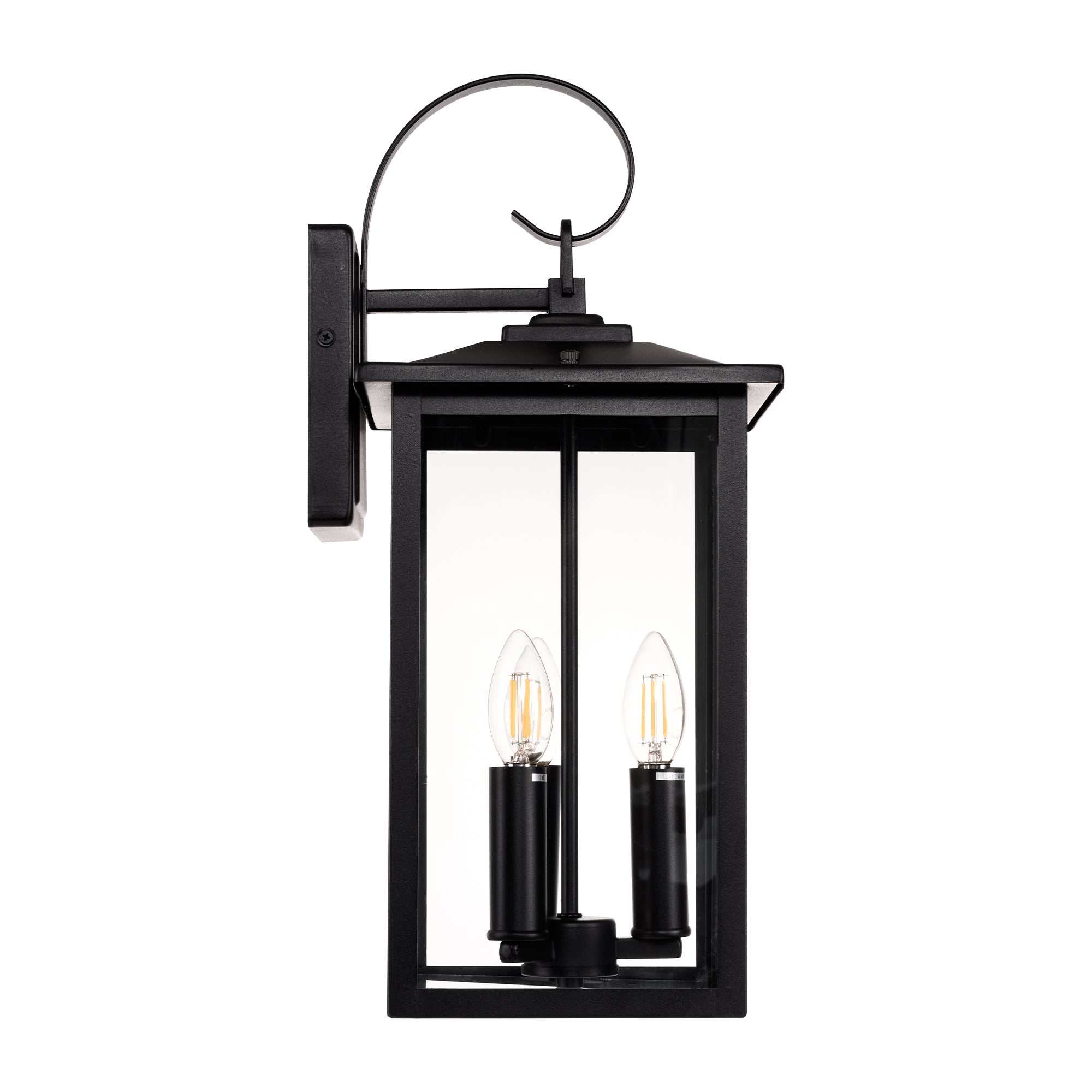 HV3535W-M-BLK - Madix Galvanised Iron Black Wall Light