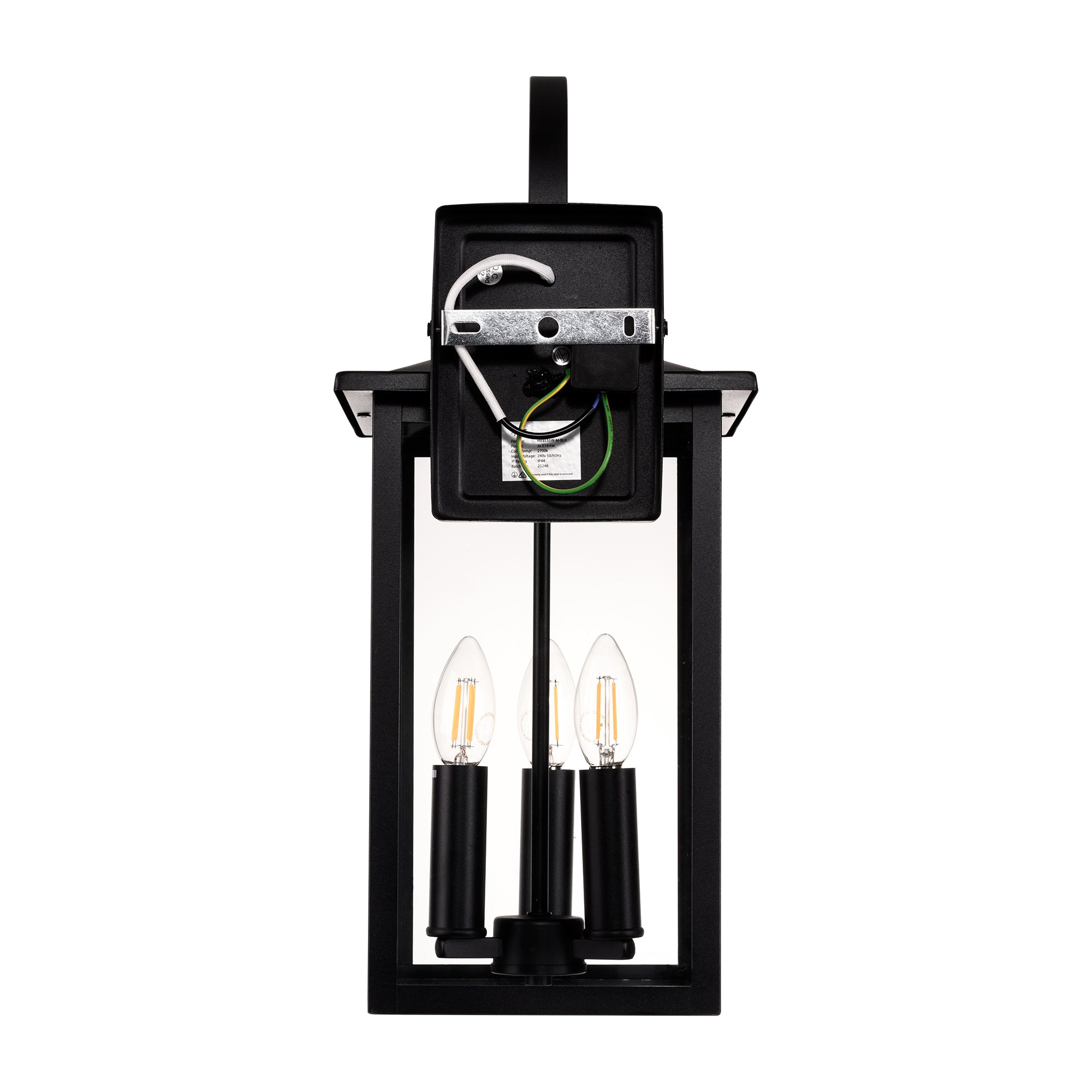 HV3535W-M-BLK - Madix Galvanised Iron Black Wall Light