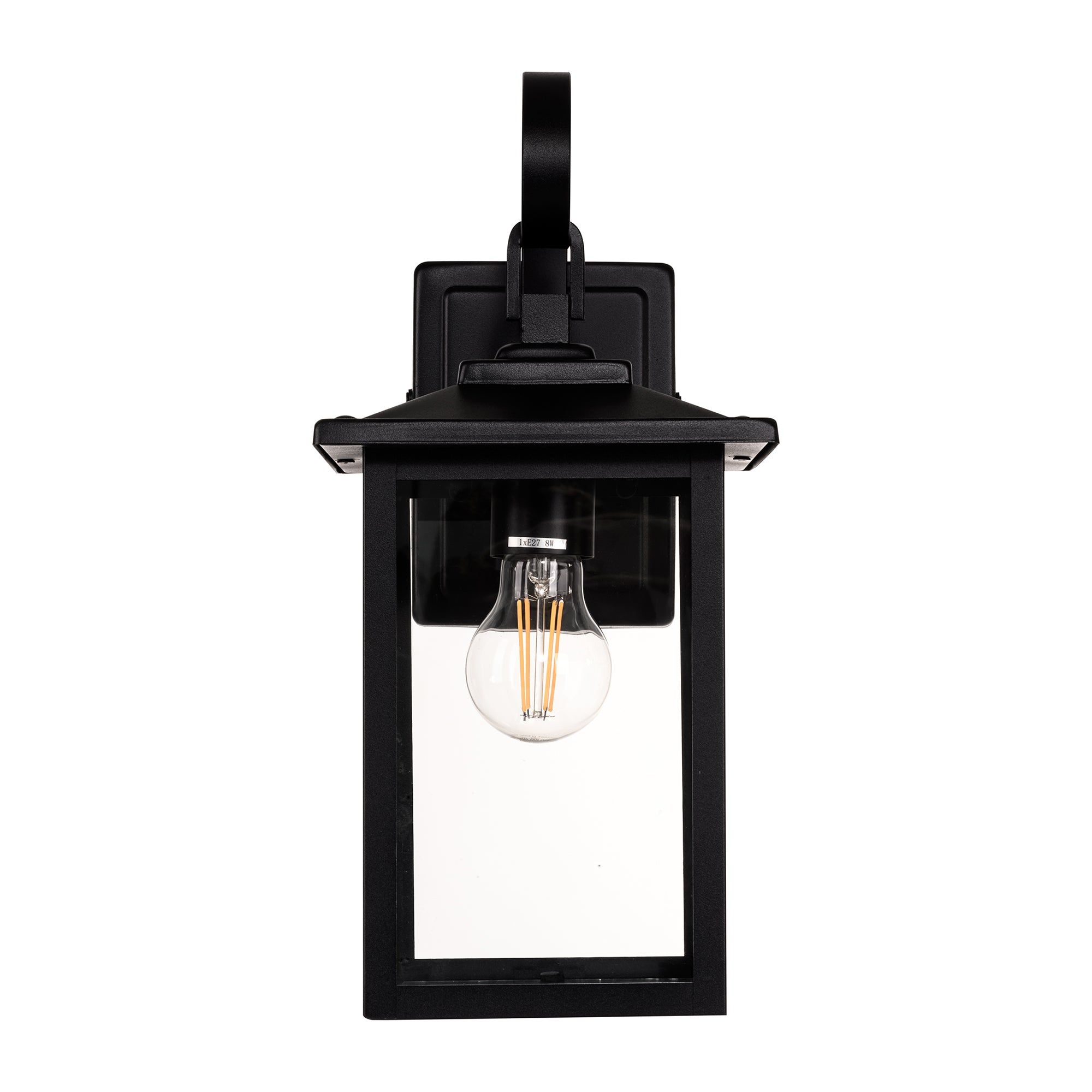 HV3535W-S-BLK - Madix Galvanised Iron Black Wall Light