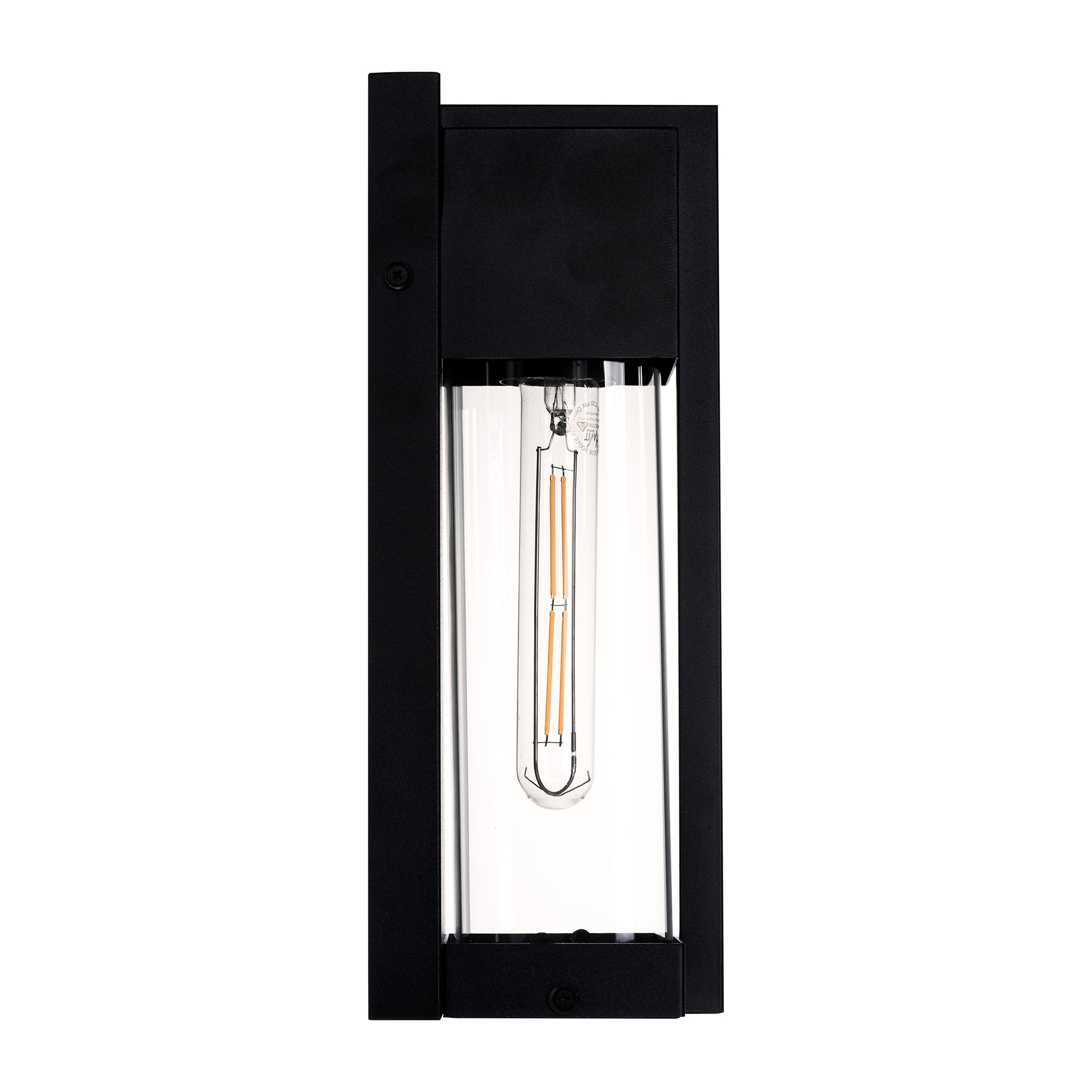 HV3536W-S-BLK - Jace Galvanised Iron Black Wall Light