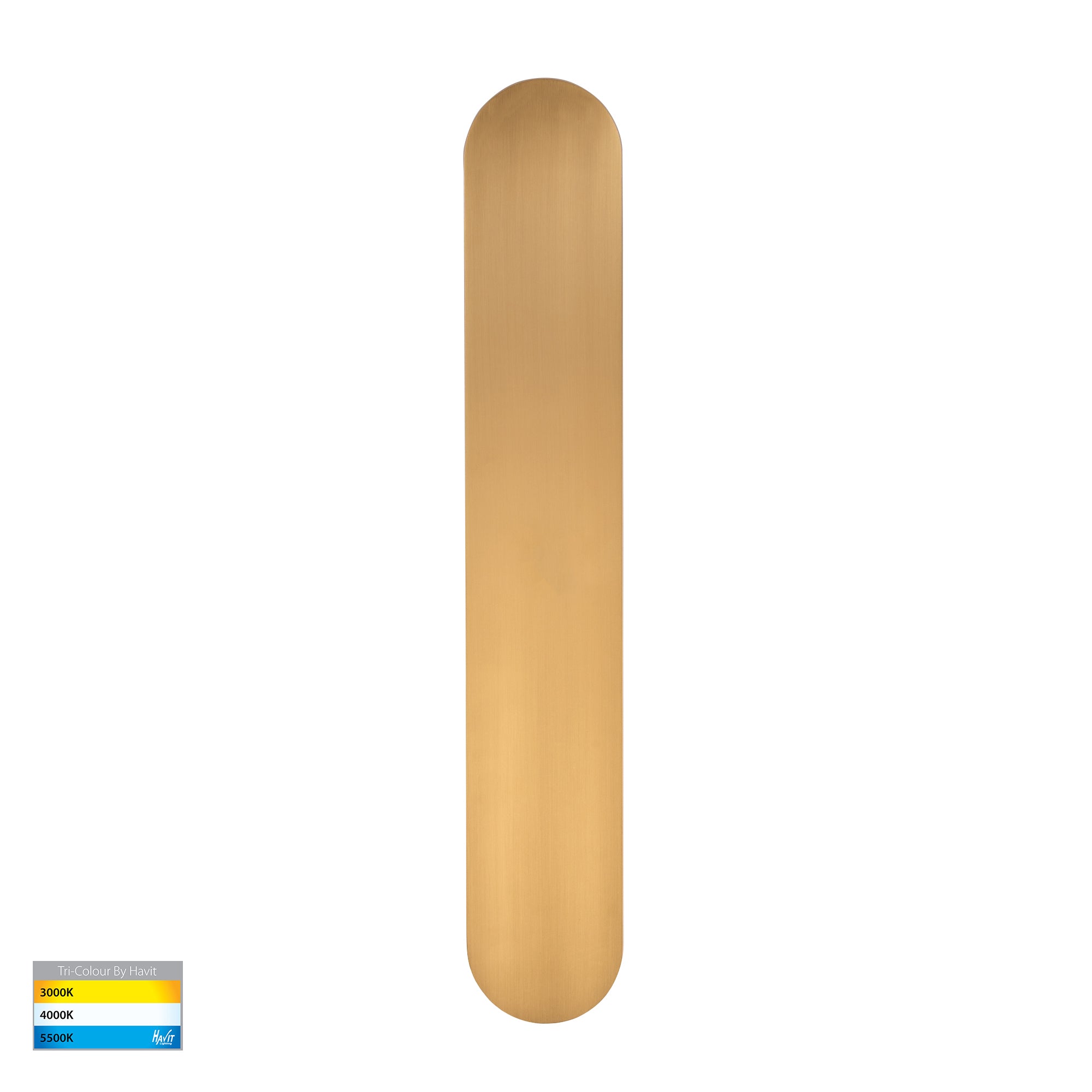 HV3562T-BR - Barline Shadow Aluminium Brass 600mm Wall Light