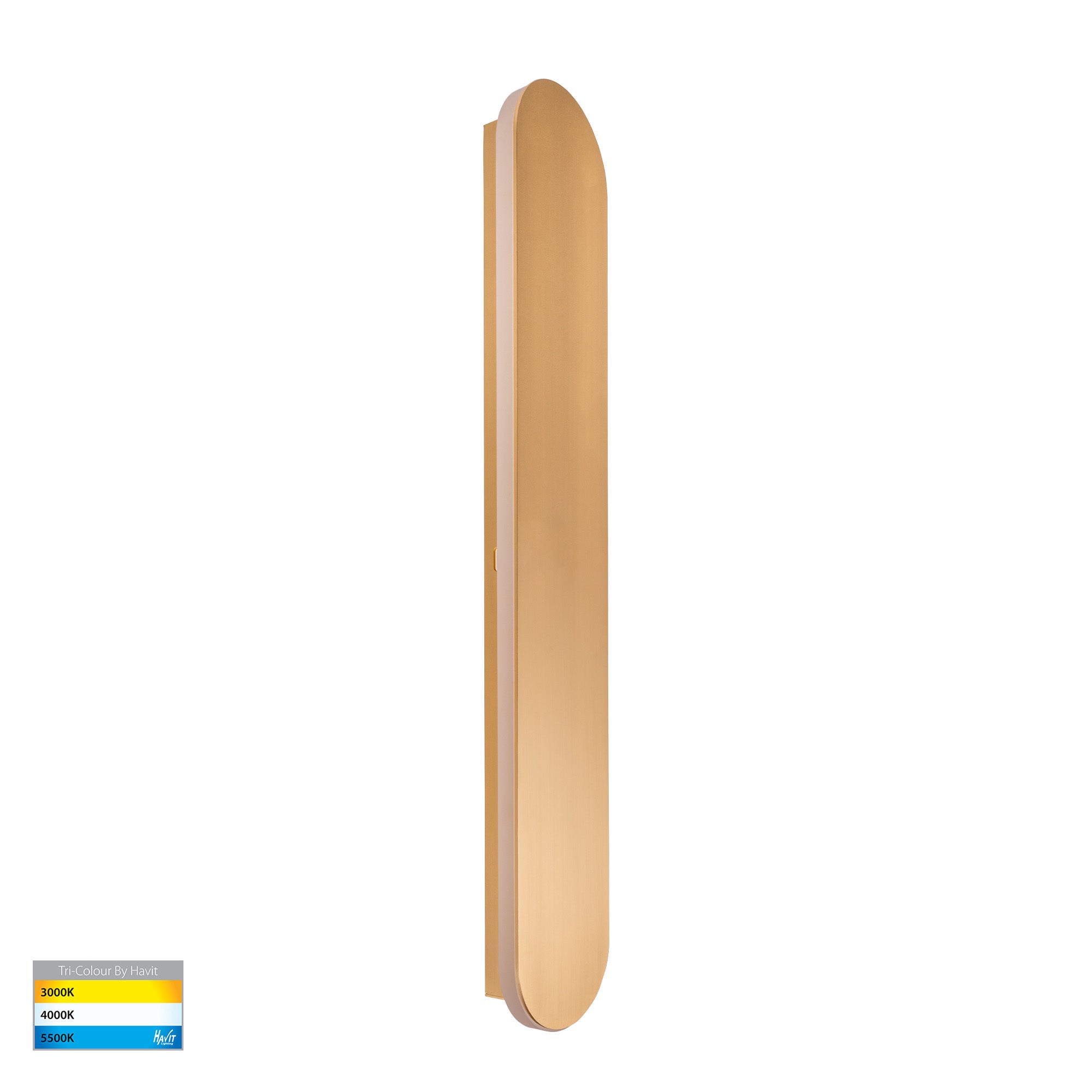 HV3562T-BR - Barline Shadow Aluminium Brass 600mm Wall Light