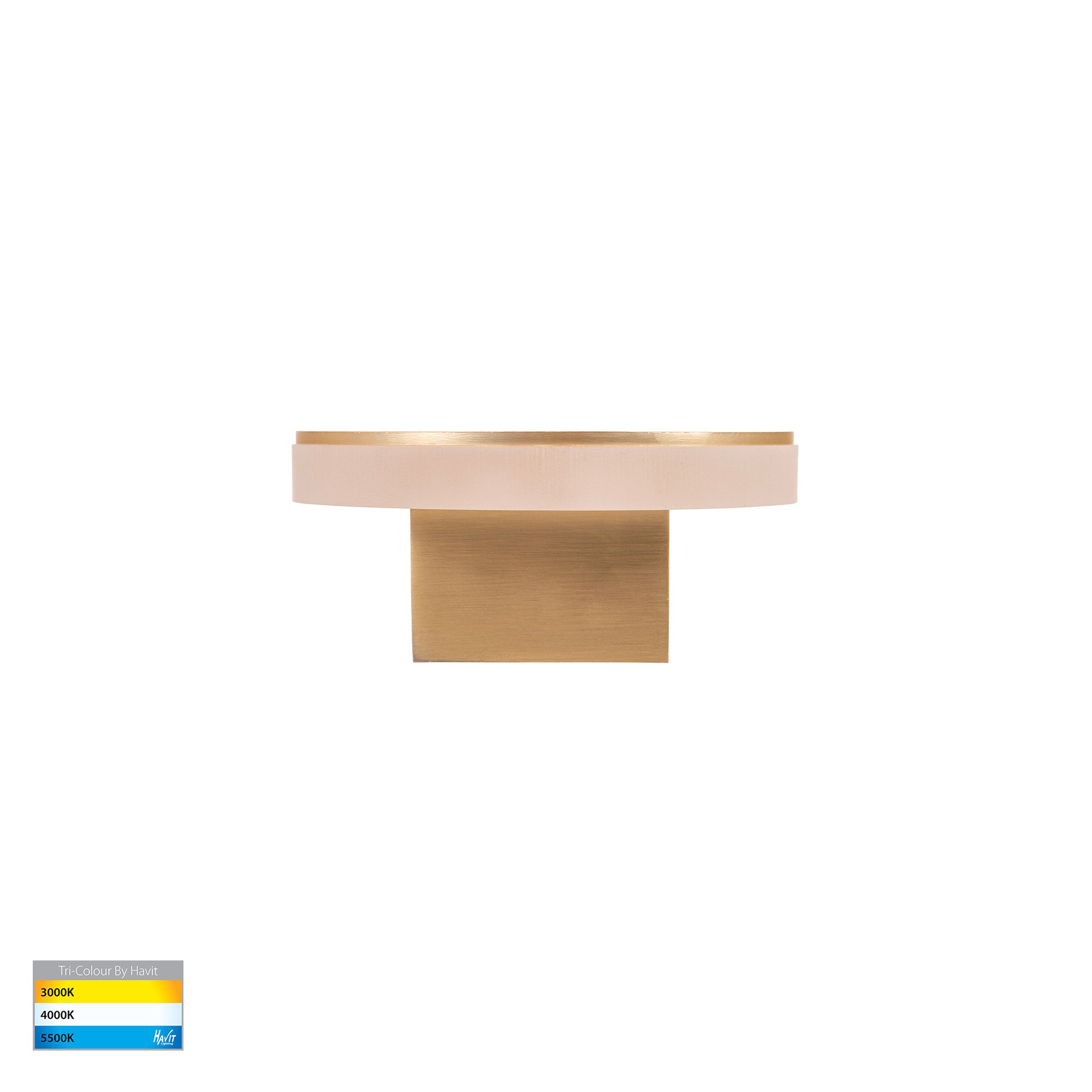HV3561T-BR - Barline Shadow Aluminium Brass 300mm Wall Light