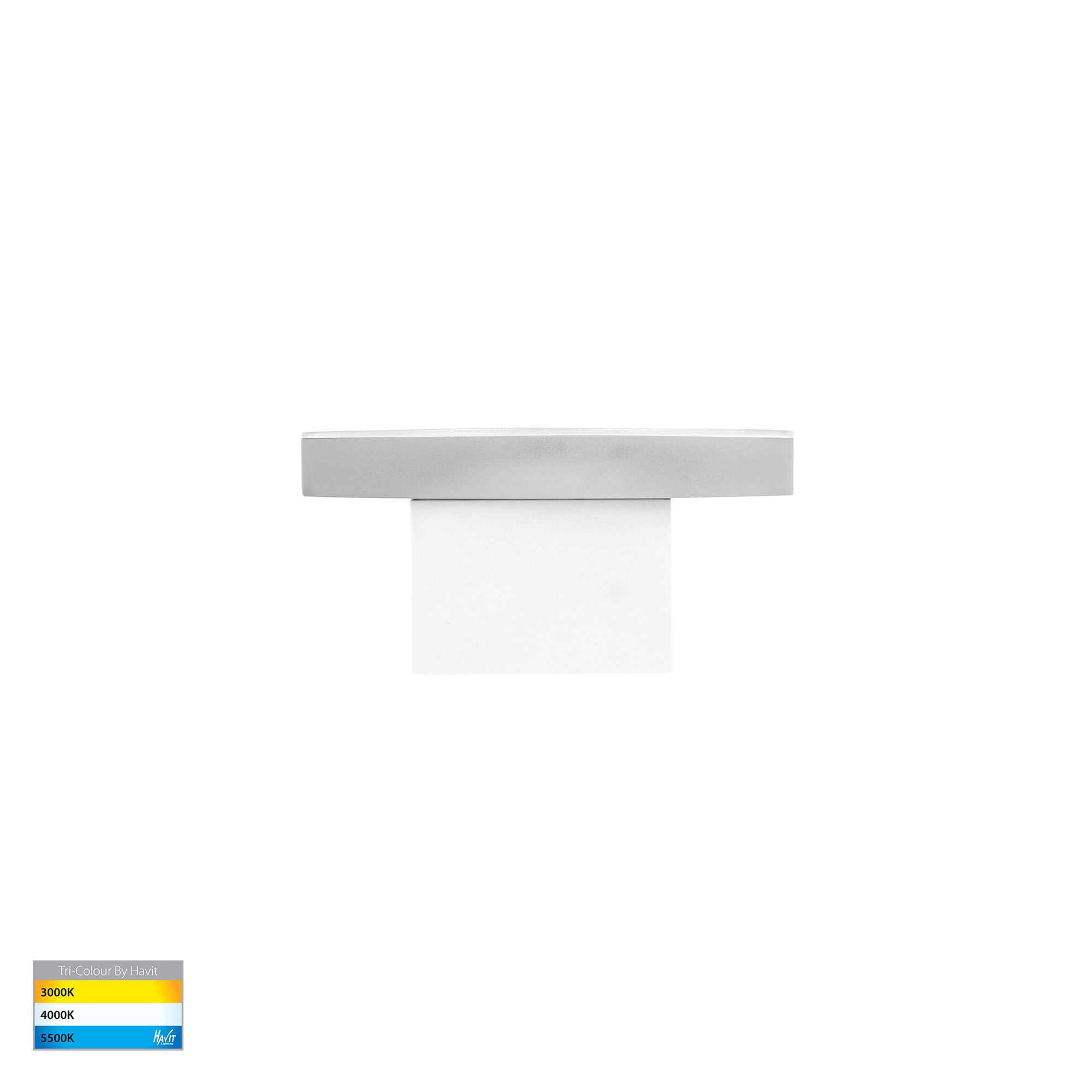 HV3561T-WHT - Barline Shadow Aluminium White 300mm Wall Light