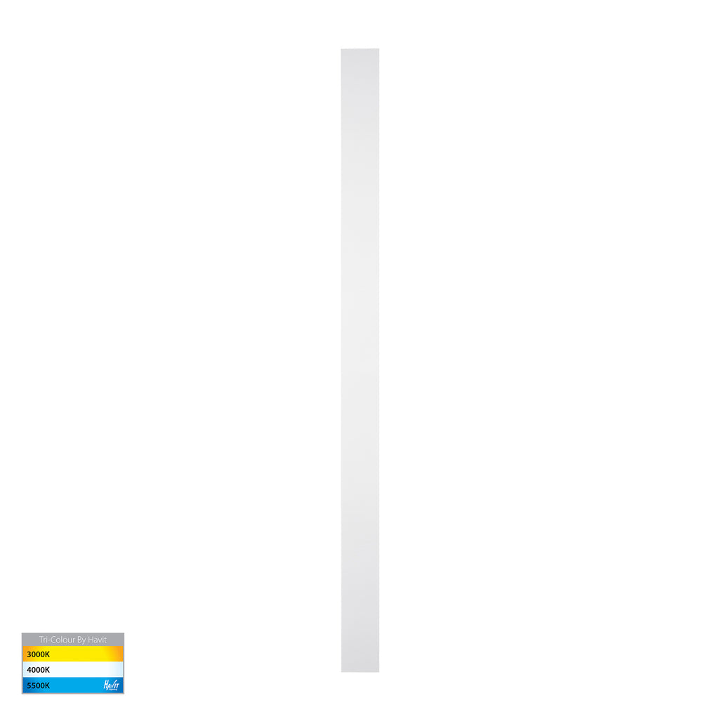 HV3576T-WHT - Barline Shadow Aluminium White 1500mm Wall Light