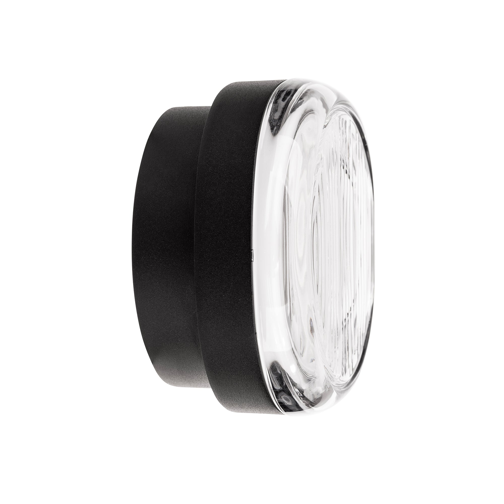 HV3619W-BLK - Lasi Aluminium Black Wall Light