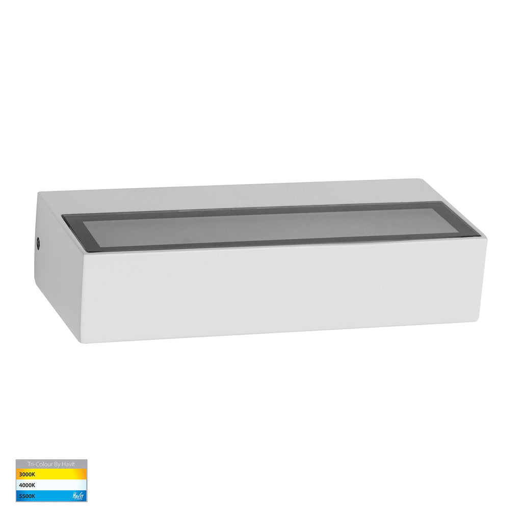 HV3654T-WHT - Siena White LED Uplighter Wall Light